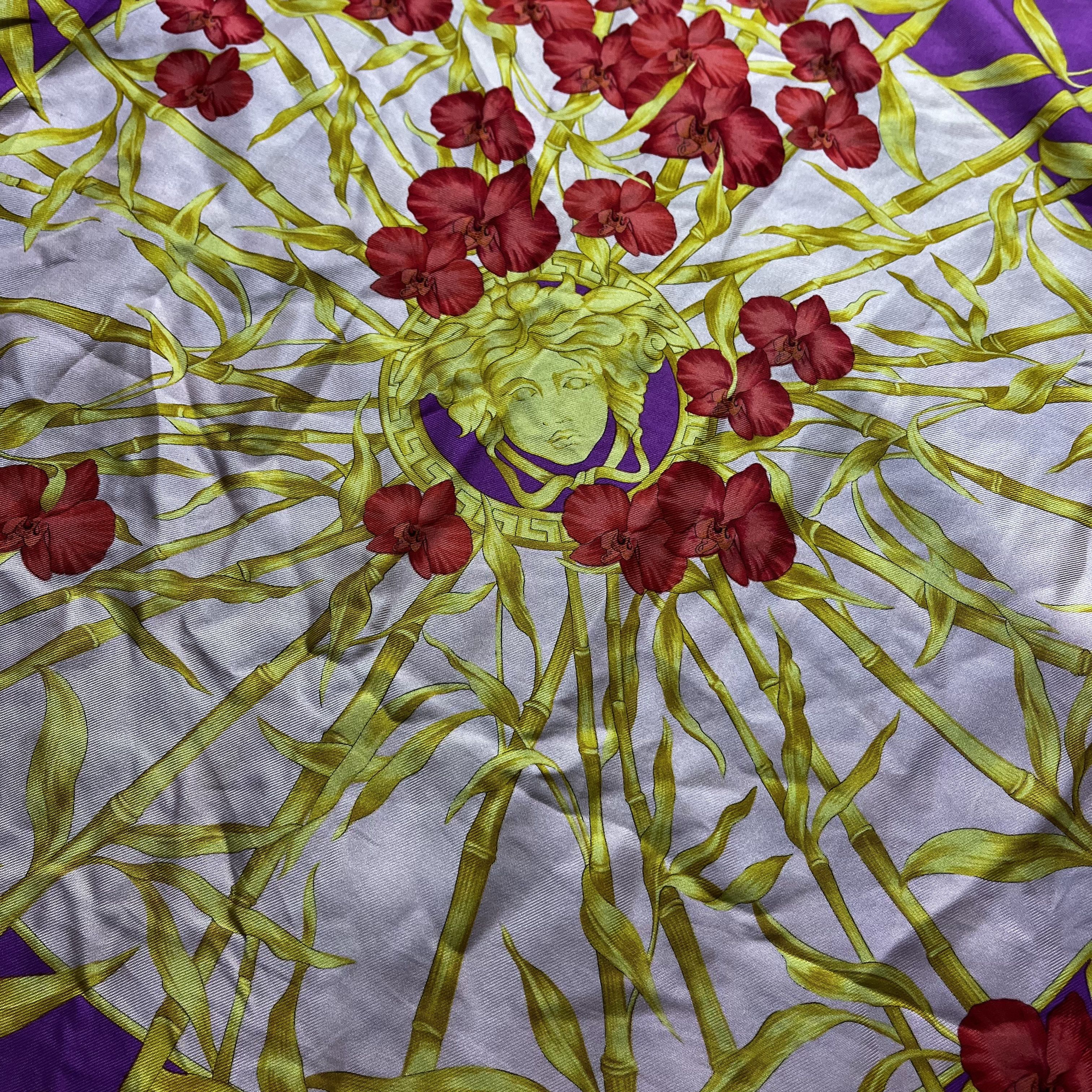 Versace Vintage Gianni Versace medusa floral bamboo silk shirt Size US M / EU 48-50 / 2 - 10 Thumbnail