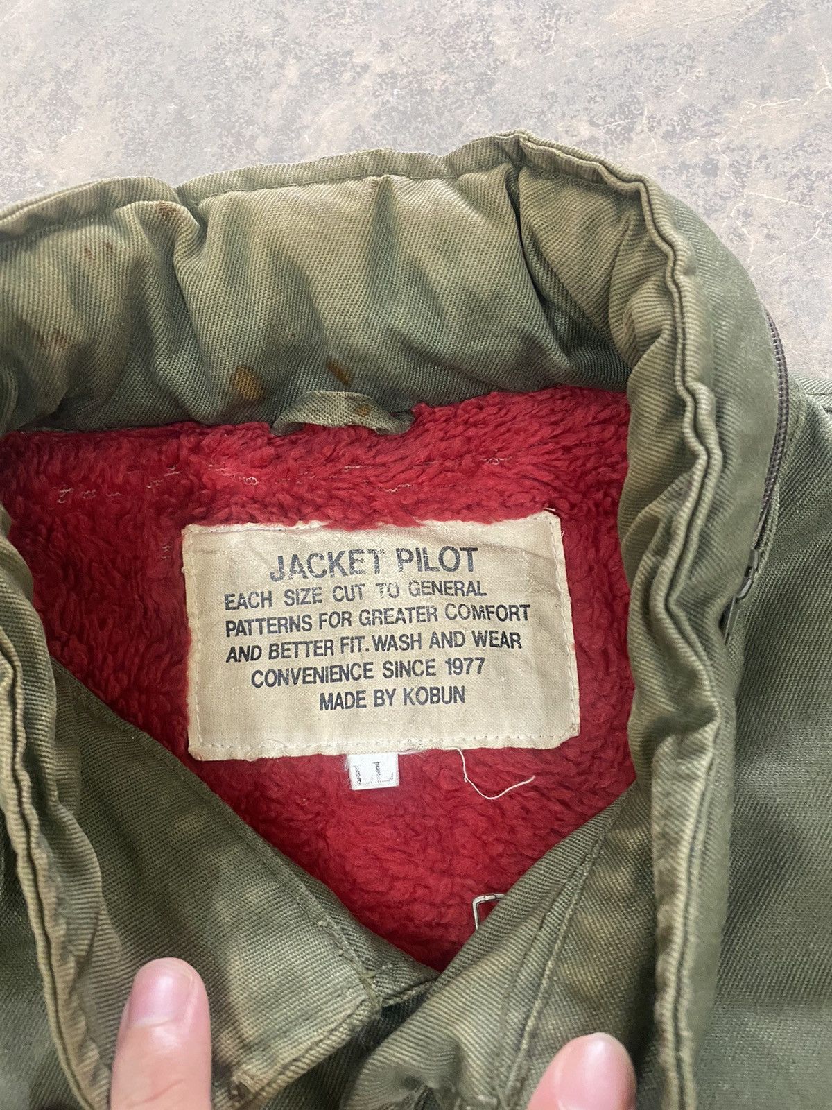 Vintage Vintage 60s Pilot Jacket Military Rare Size US L / EU 52-54 / 3 - 16 Thumbnail