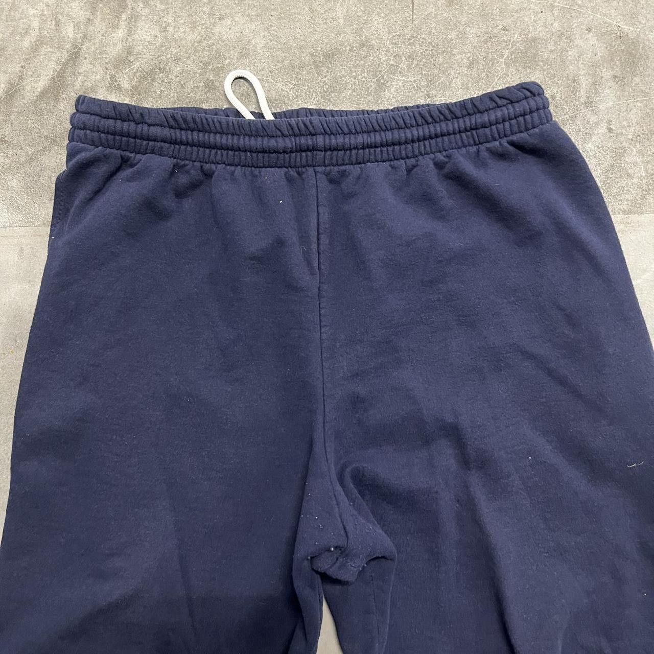 Japanese Brand × Vintage Vintage Y2K/2000s Baggy fit Navy Blue Sweatpants! Size US 36 / EU 52 - 3 Thumbnail