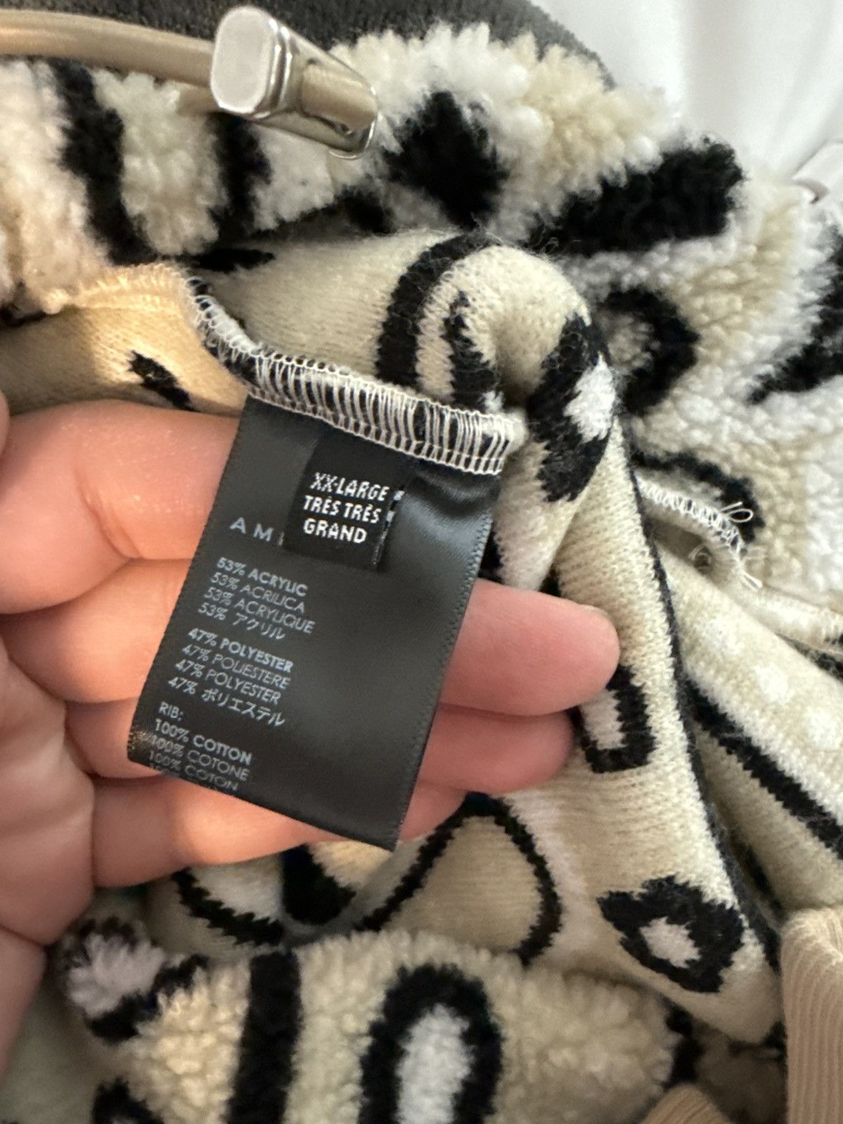 Amiri Amiri Sherpa Hoodie Size US XXL / EU 58 / 5 - 8 Thumbnail