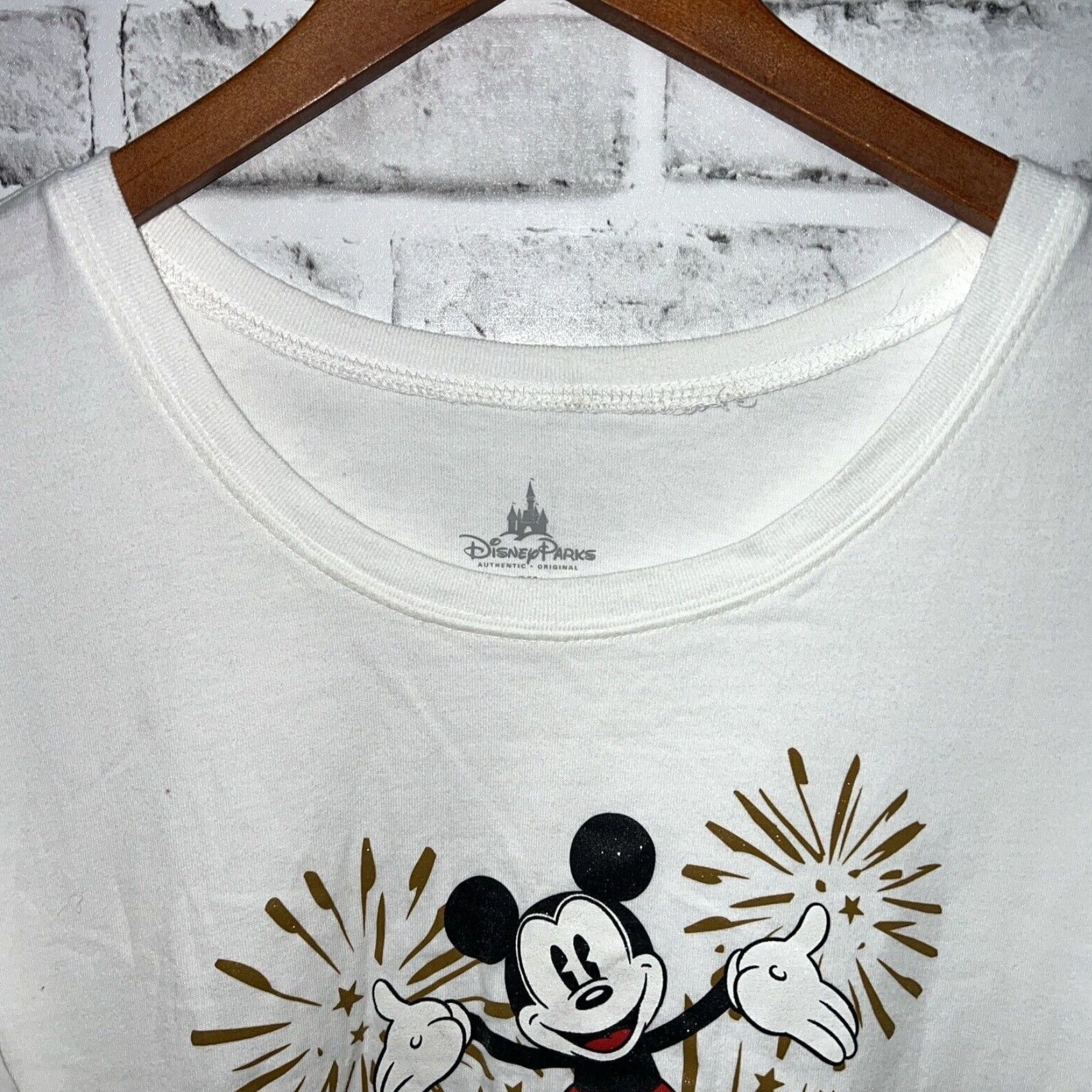Disney VINTAGE Walt Disney World T-Shirt Womens 3X White Graphic Plus Size Women Shirt Adult 3X Disney World Size XXL / US 16-18 / IT 52-54 - 2 Thumbnail
