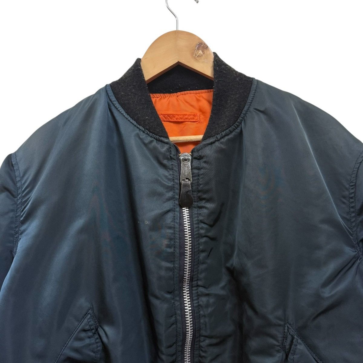 Alpha Industries Vintage Alpha Industries Ma1 Bomber Jacket Reversible Size US XXL / EU 58 / 5 - 3 Thumbnail