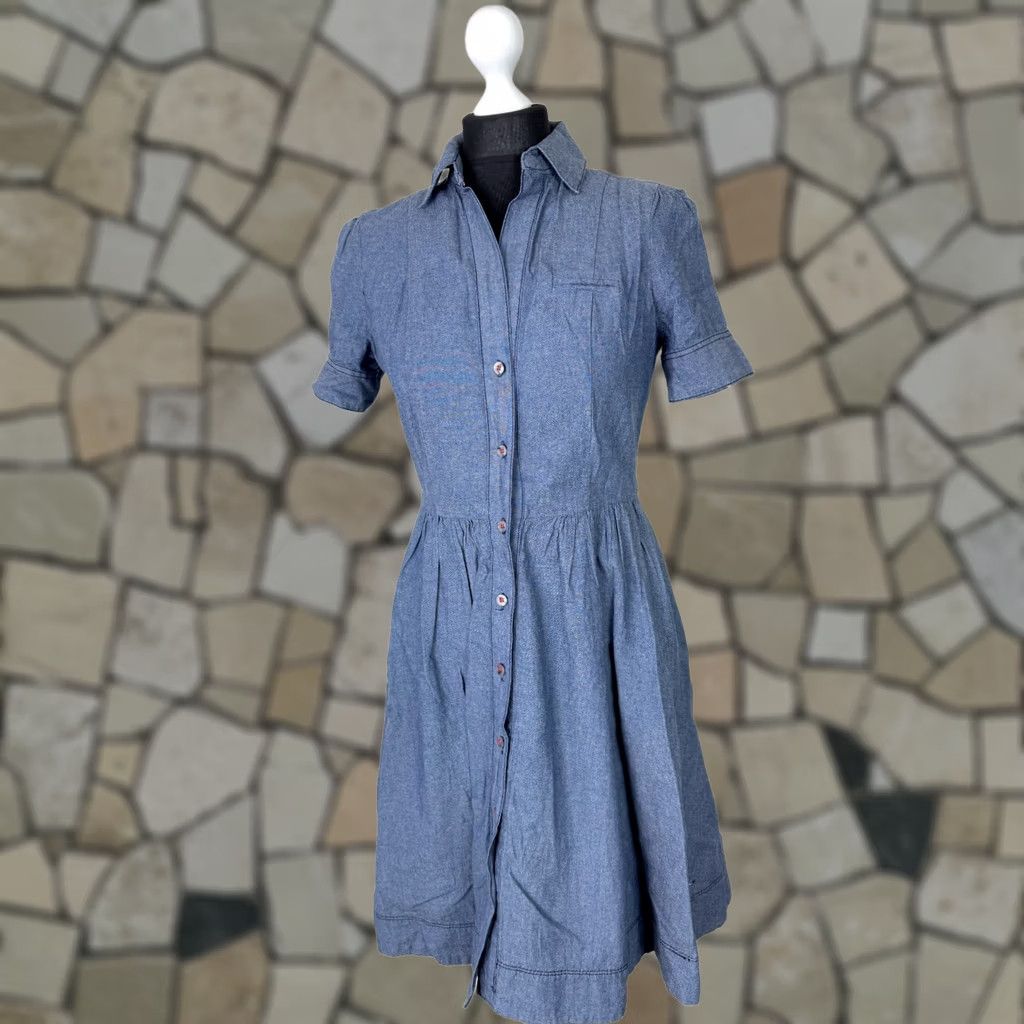 Tommy Hilfiger Tommy Hilfiger Womens denim blue dress XS A-Line Knee Length Dress Size XS / US 0-2 / IT 36-38 - 1 Thumbnail