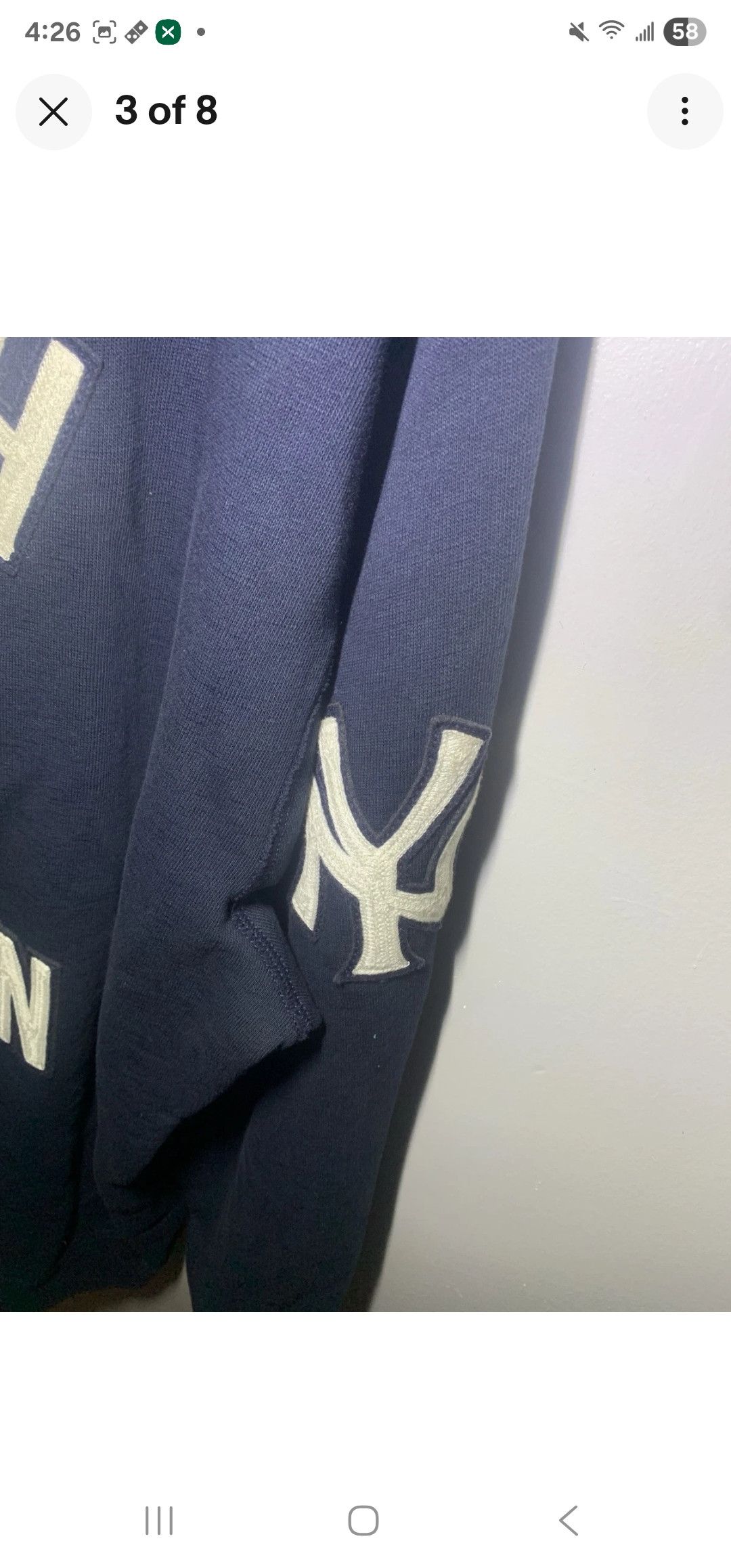 Polo Ralph Lauren Men Polo Yankees hoodie sweater sz XL Size US XL / EU 56 / 4 - 4 Thumbnail