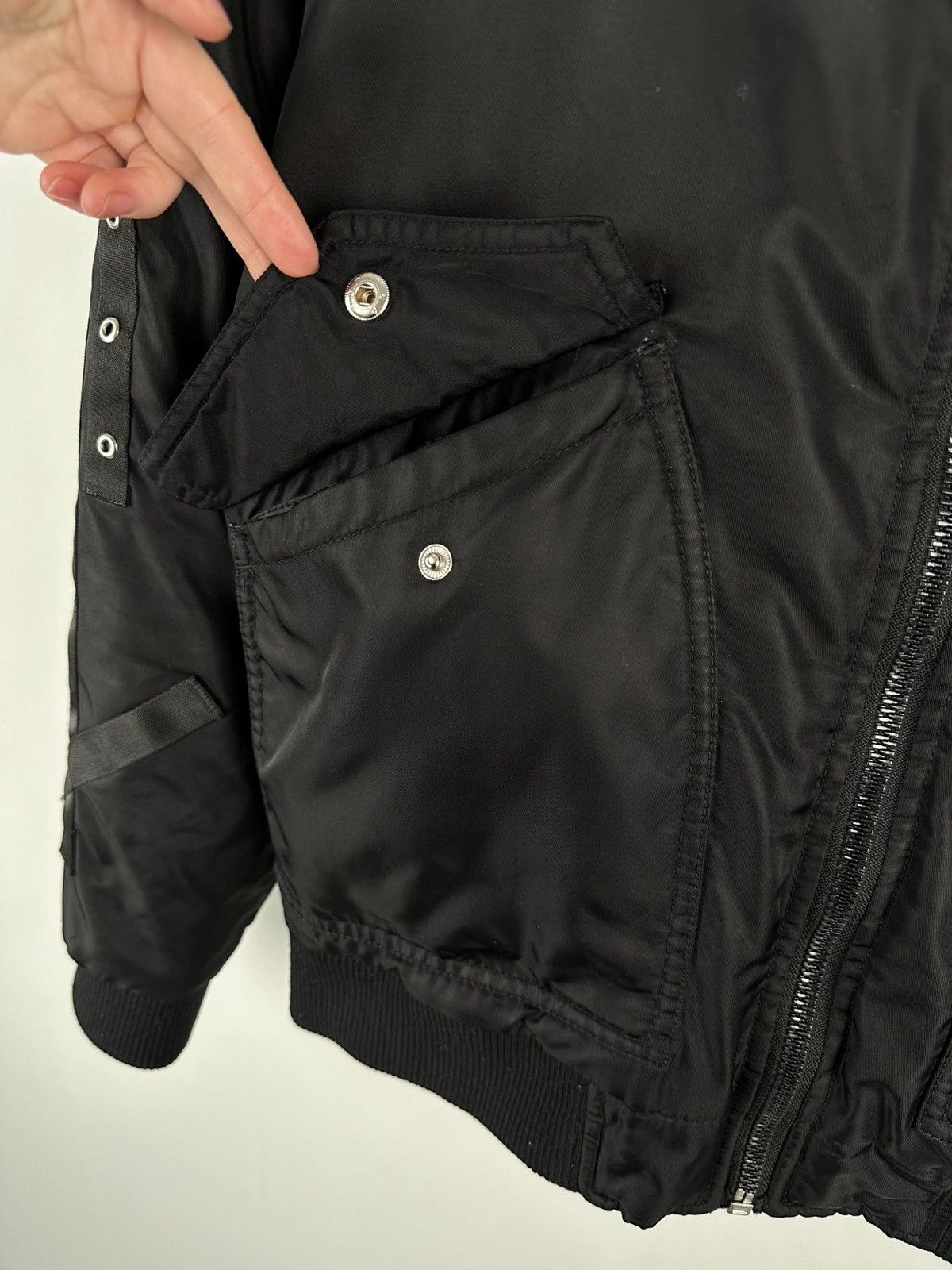 Japanese Brand Vintage Y2k Bomber Jacket Gothic Oversized Size US S / EU 44-46 / 1 - 4 Thumbnail