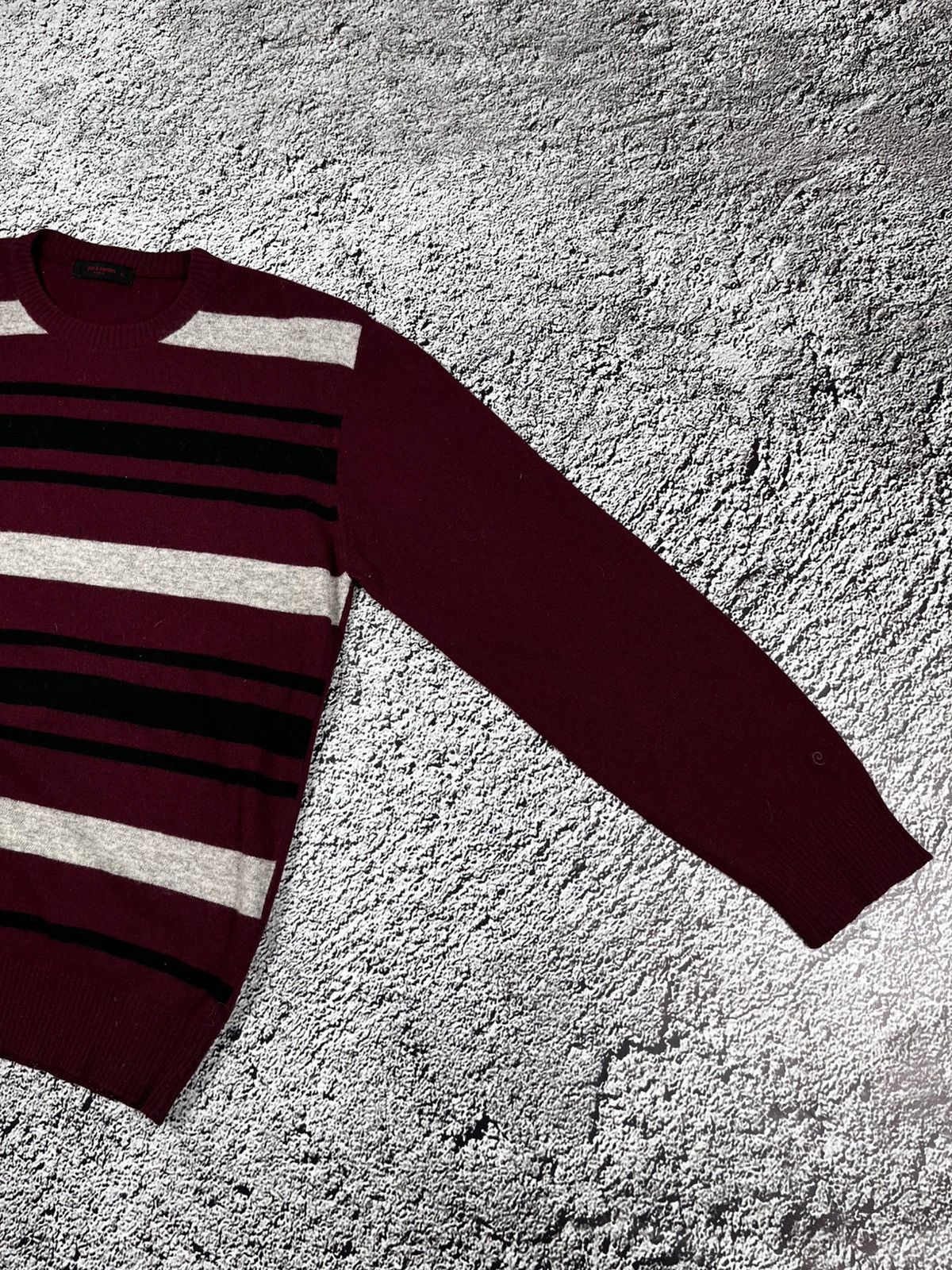 Pierre Cardin Vintage Y2K Pierre Cardin striped lambswool sweater size XL Size US XL / EU 56 / 4 - 3 Thumbnail