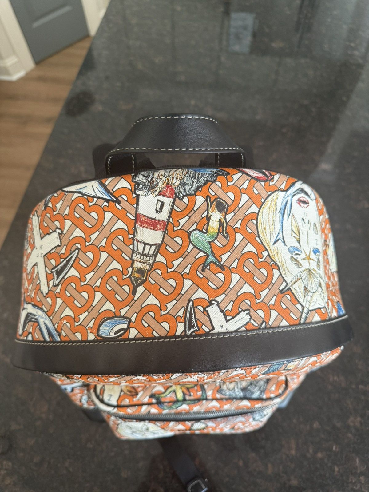 Burberry Burberry sailor monogram backpack Size ONE SIZE - 6 Thumbnail