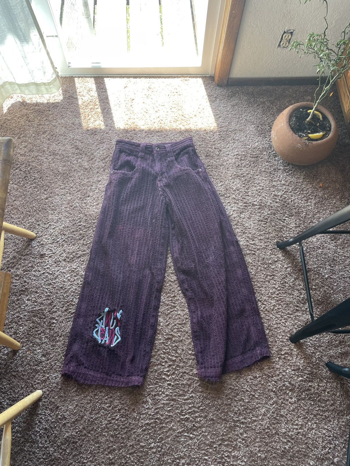 JNCO Purple rollin corduroy jncos Size US 27 - 1 Thumbnail