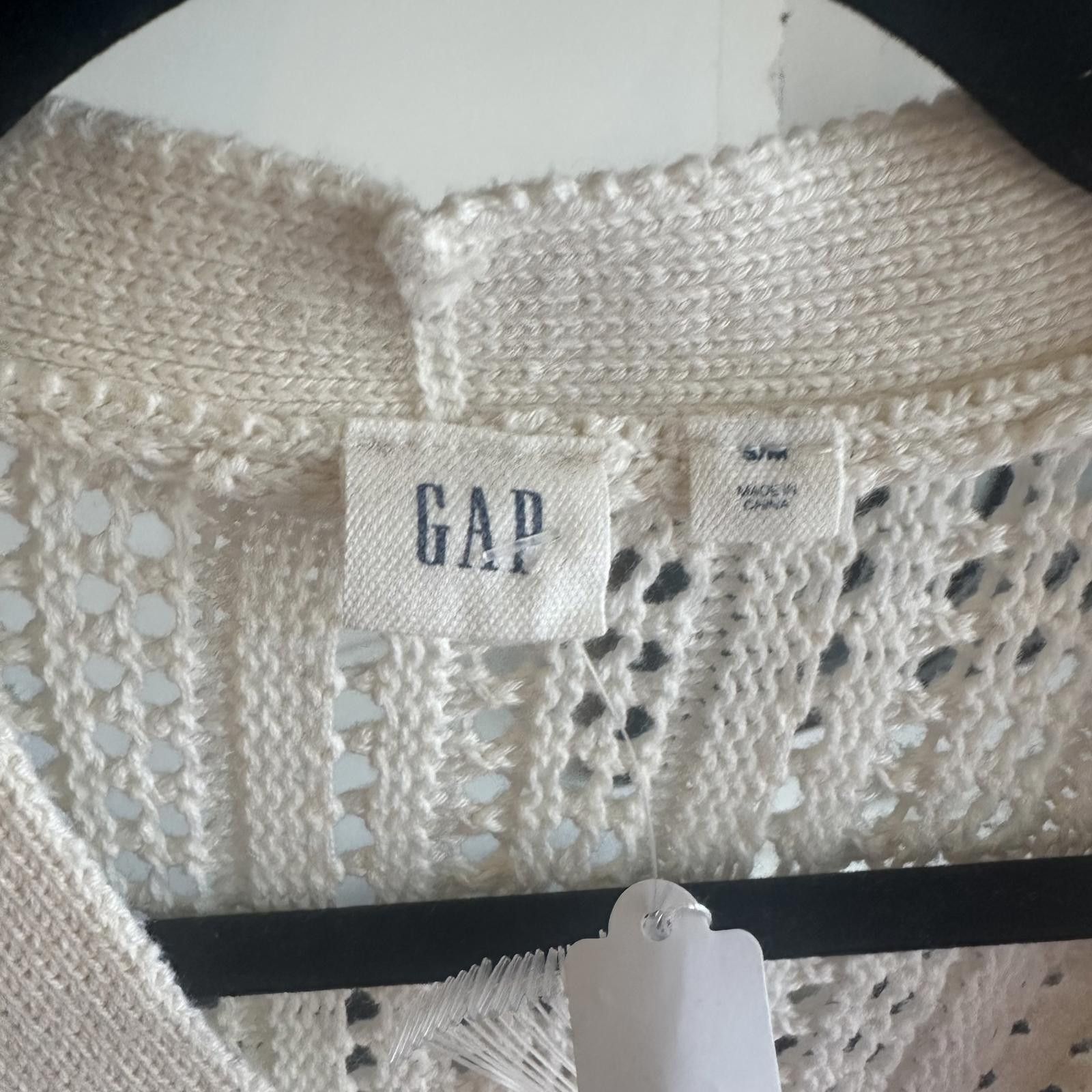 Gap GAP Women’s Light Knit Cardigan - Cream Color Size M / US 6-8 / IT 42-44 - 2 Thumbnail