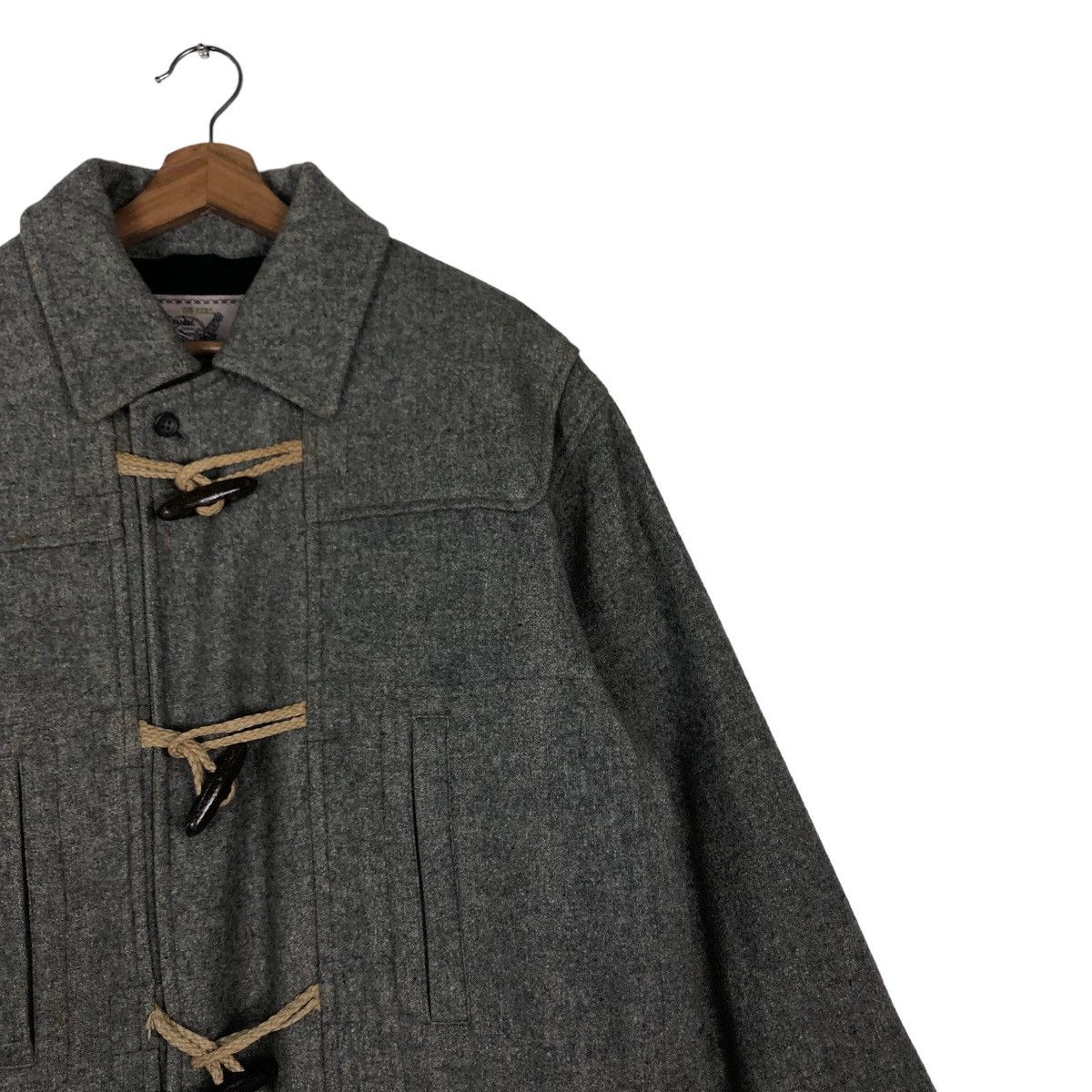Japanese Brand 🔥Vintage Wool Chore Jacket Off Road Japan Made Wood Button Size US M / EU 48-50 / 2 - 6 Thumbnail