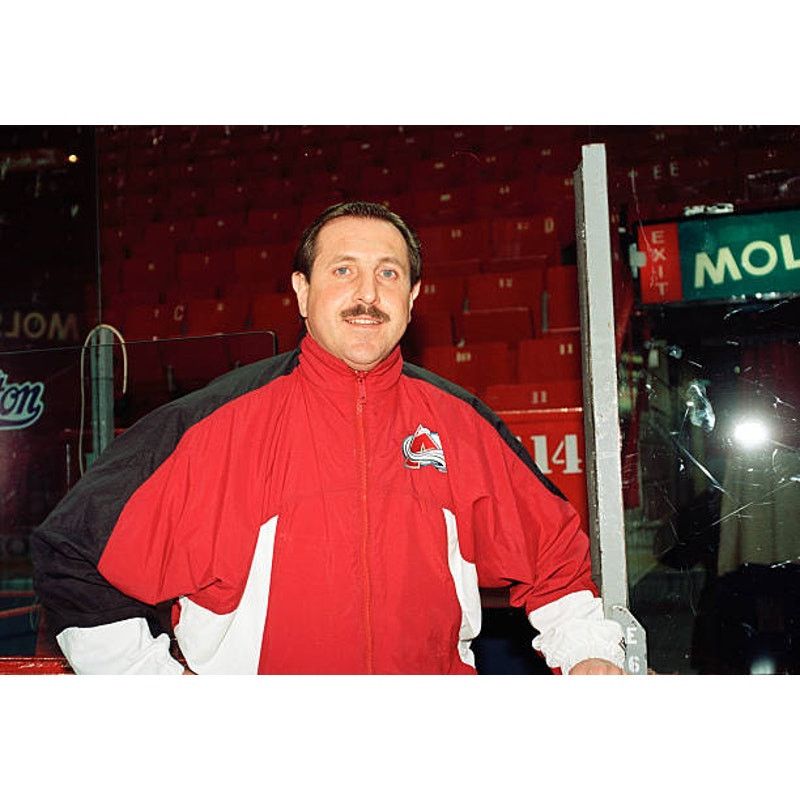 NHL × Starter Colorado Avalanche 90s windbreaker XL blk burgundy NHL vtg Size US XL / EU 56 / 4 - 6 Thumbnail