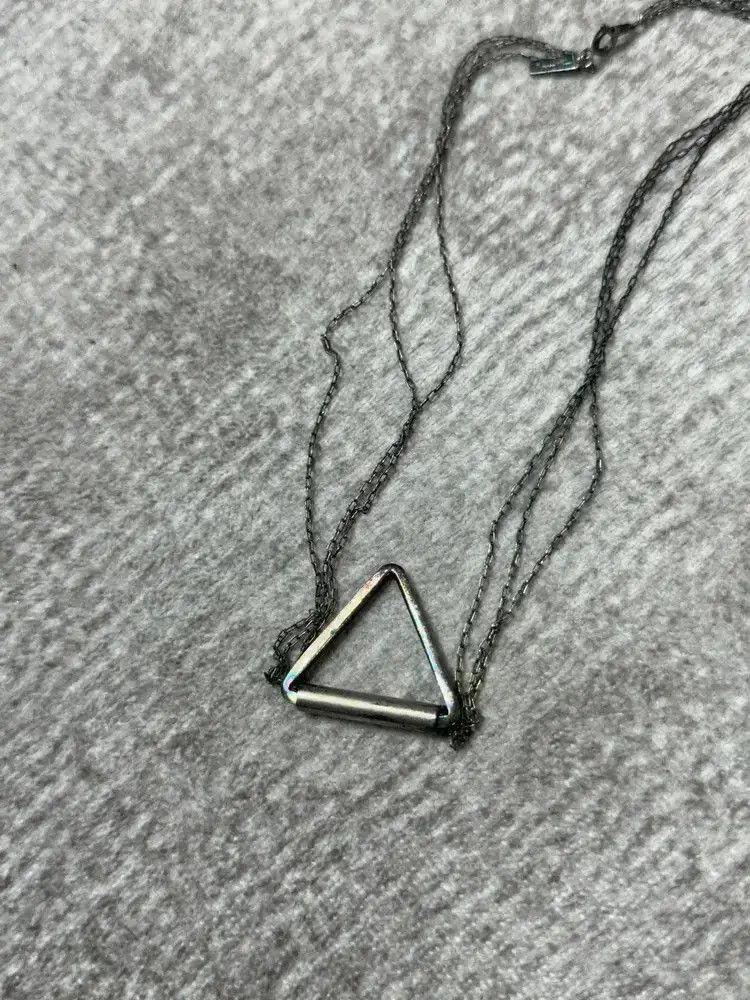 Undercover Undercover triple chain triangle necklace Size ONE SIZE - 3 Thumbnail