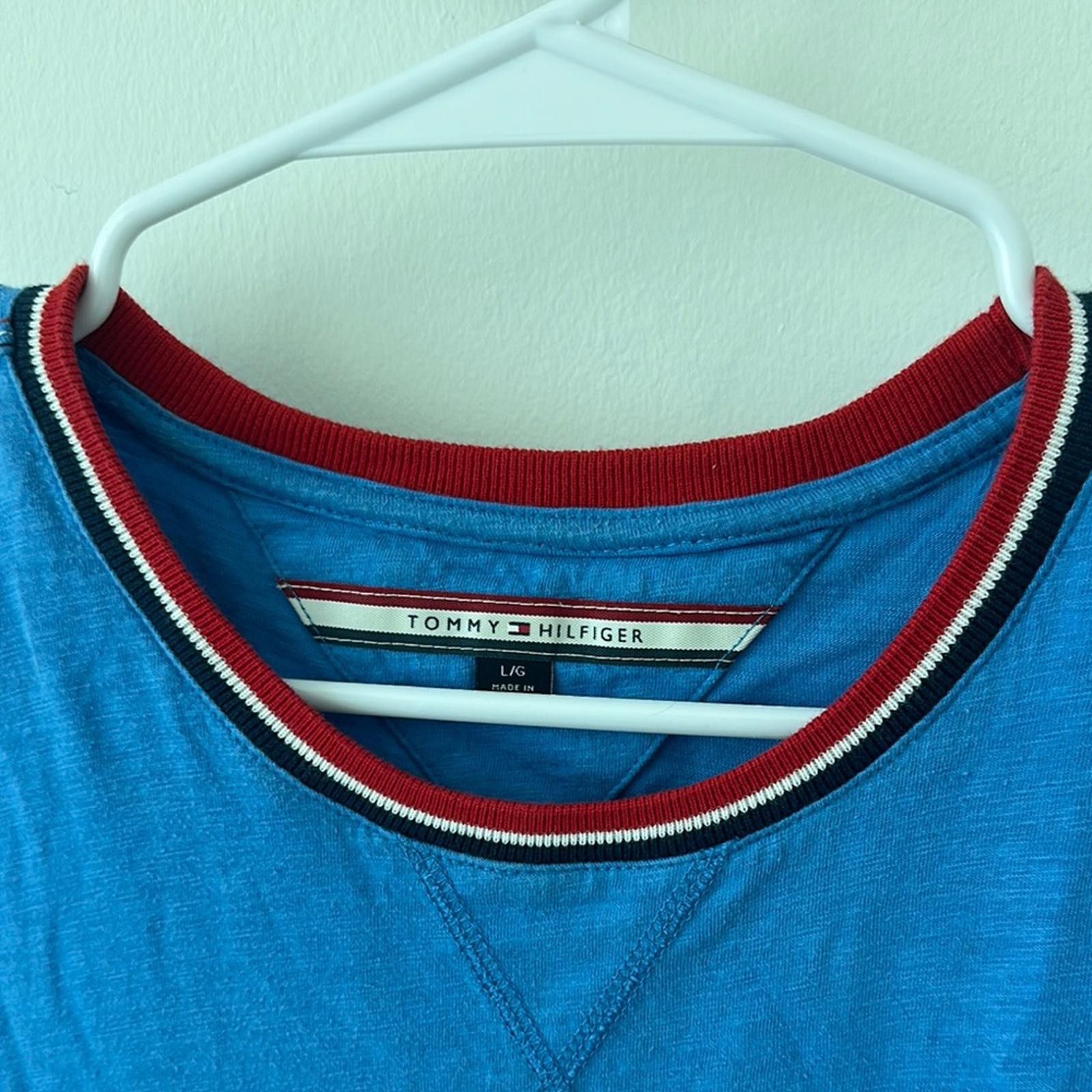 Tommy Hilfiger Tommy Hilfiger Blue Short Sleeve Tee Size US L / EU 52-54 / 3 - 2 Thumbnail