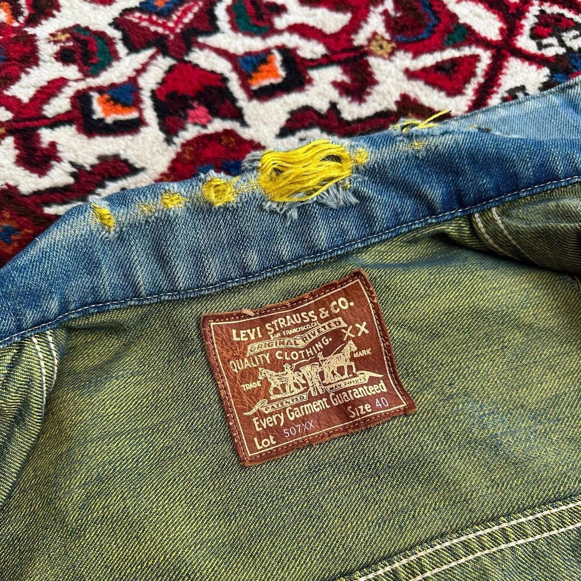 Levi's Clot x Levi’s 507 Golden Stitches Distressed Denim Jacket-2 Size US L / EU 52-54 / 3 - 8 Thumbnail