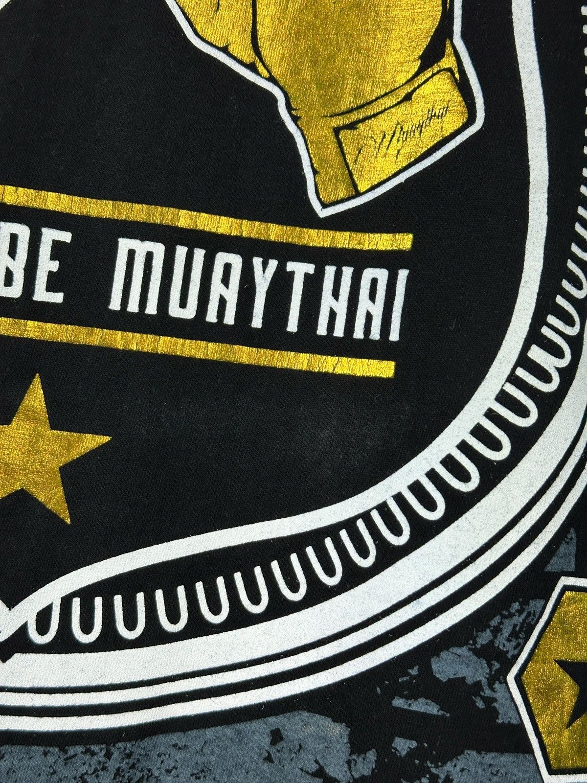 Japanese Brand × Vintage Muay Thai Boxing Printed T-Shirt Fight Thailand Box WWE WWF Size US L / EU 52-54 / 3 - 7 Thumbnail