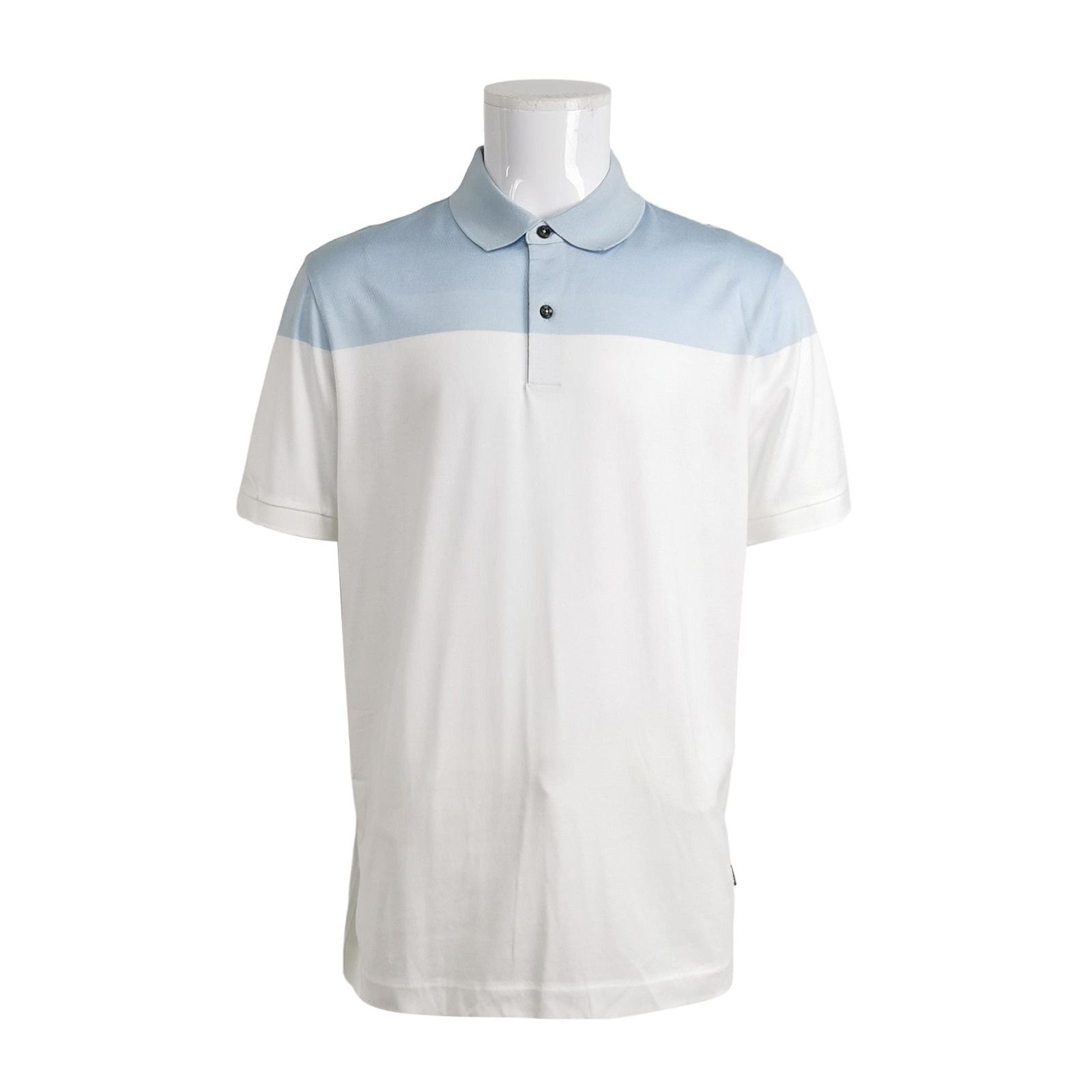 Hugo Boss Hugo Boss Colorblock Cotton Polo Shirt XL Size US XL / EU 56 / 4 - 1 Thumbnail