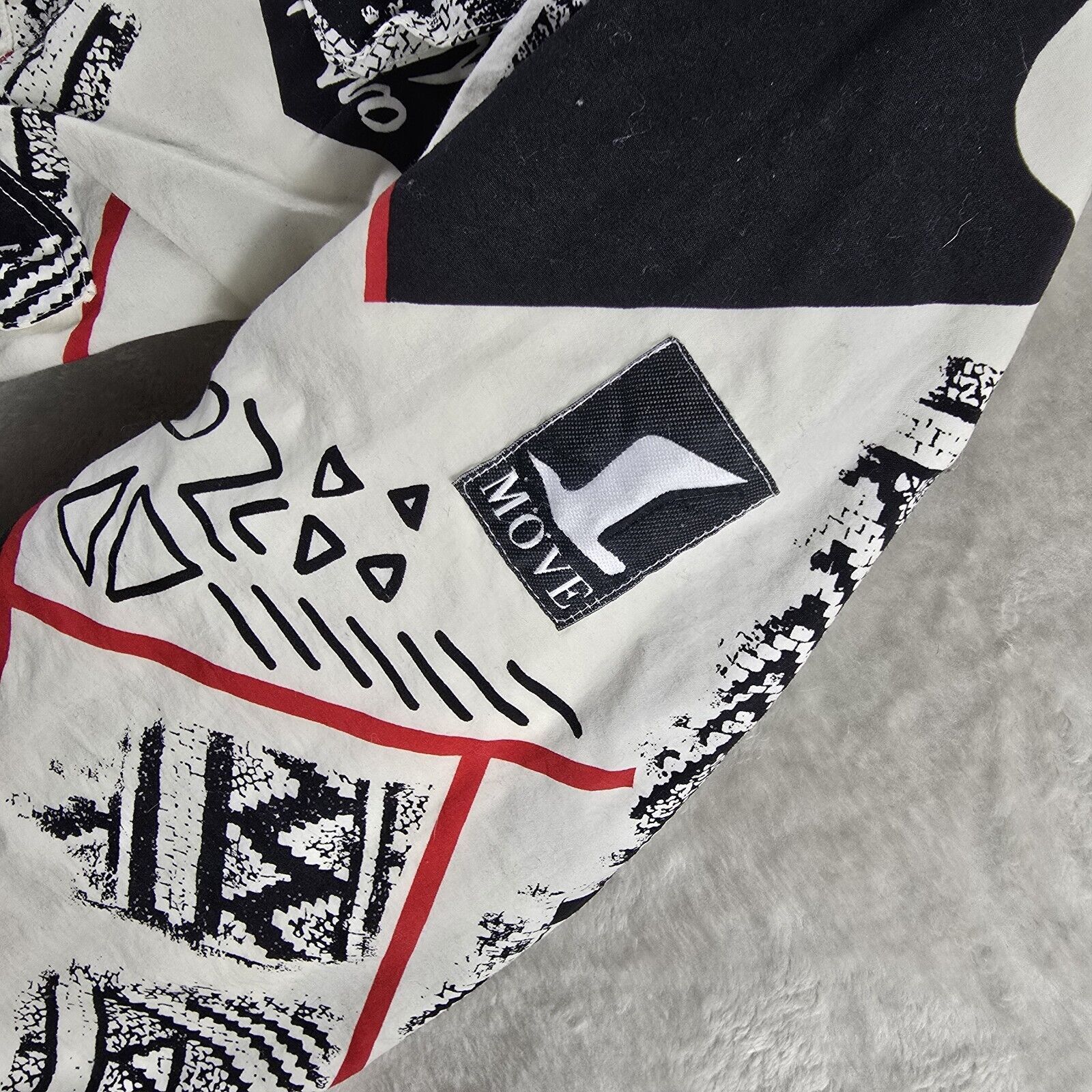 Vintage Vintage 80s Move Sport Small Jacket Graffiti Print AOP Size S / US 4 / IT 40 - 18 Thumbnail