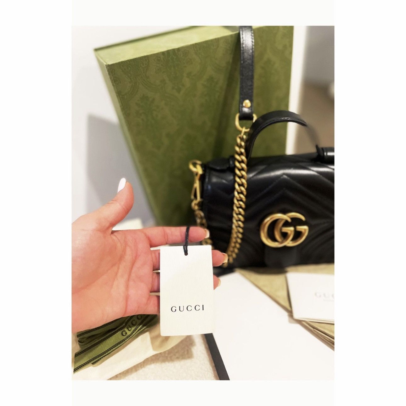 Gucci GG Marmont mini top handle bag Size ONE SIZE - 3 Thumbnail