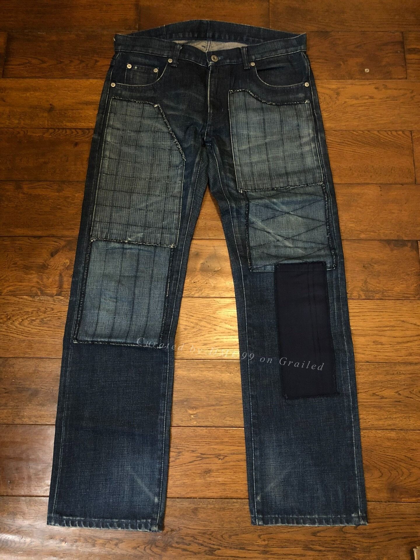 Neighborhood NEIGHBORHOOD Vintage Patchwork Denim Jeans Size US 26 / EU 42 - 1 Thumbnail