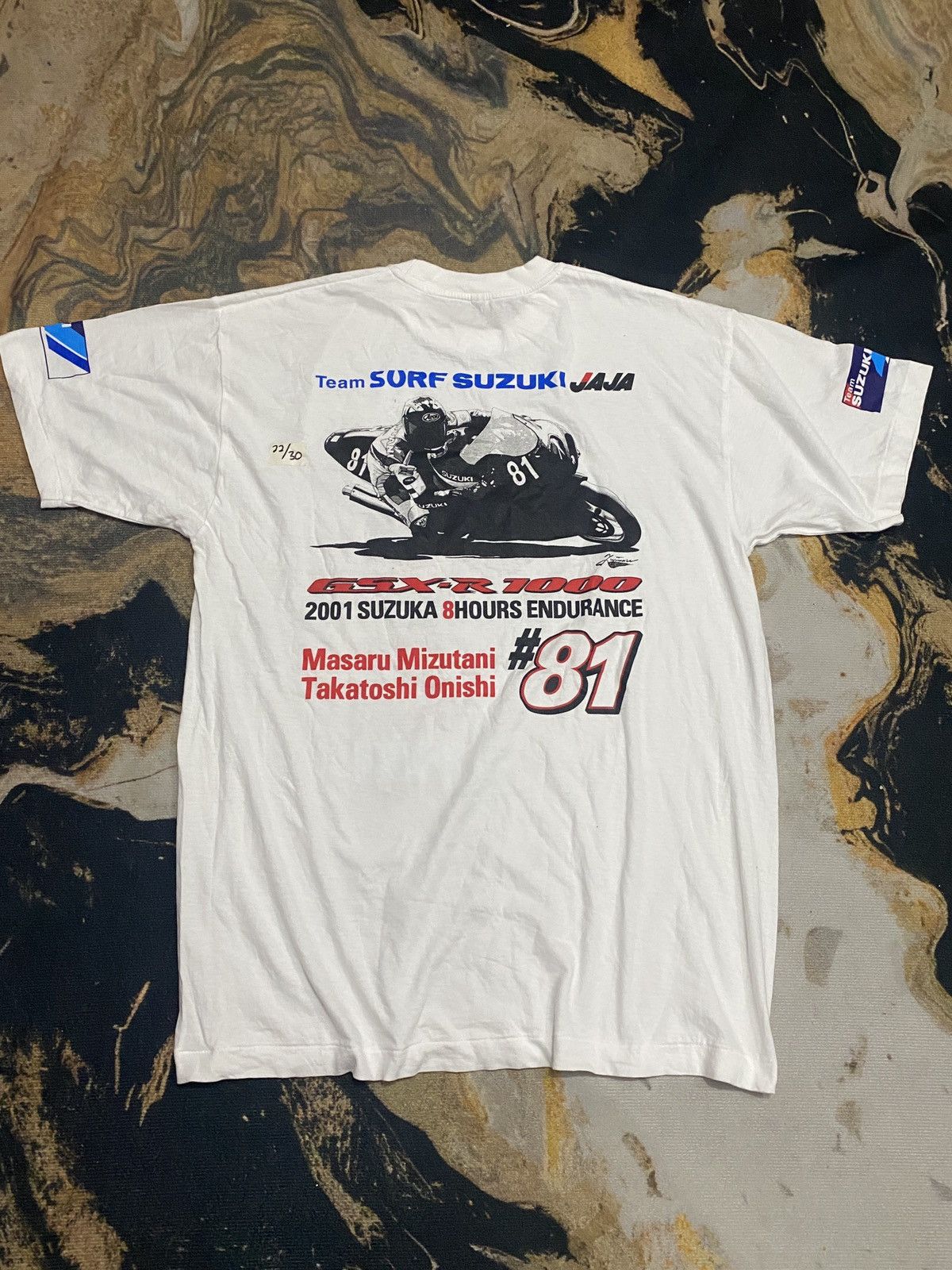 Vintage 🔥Vintage 90’s Team Suzuki Racing shirt Size US L / EU 52-54 / 3 - 5 Thumbnail