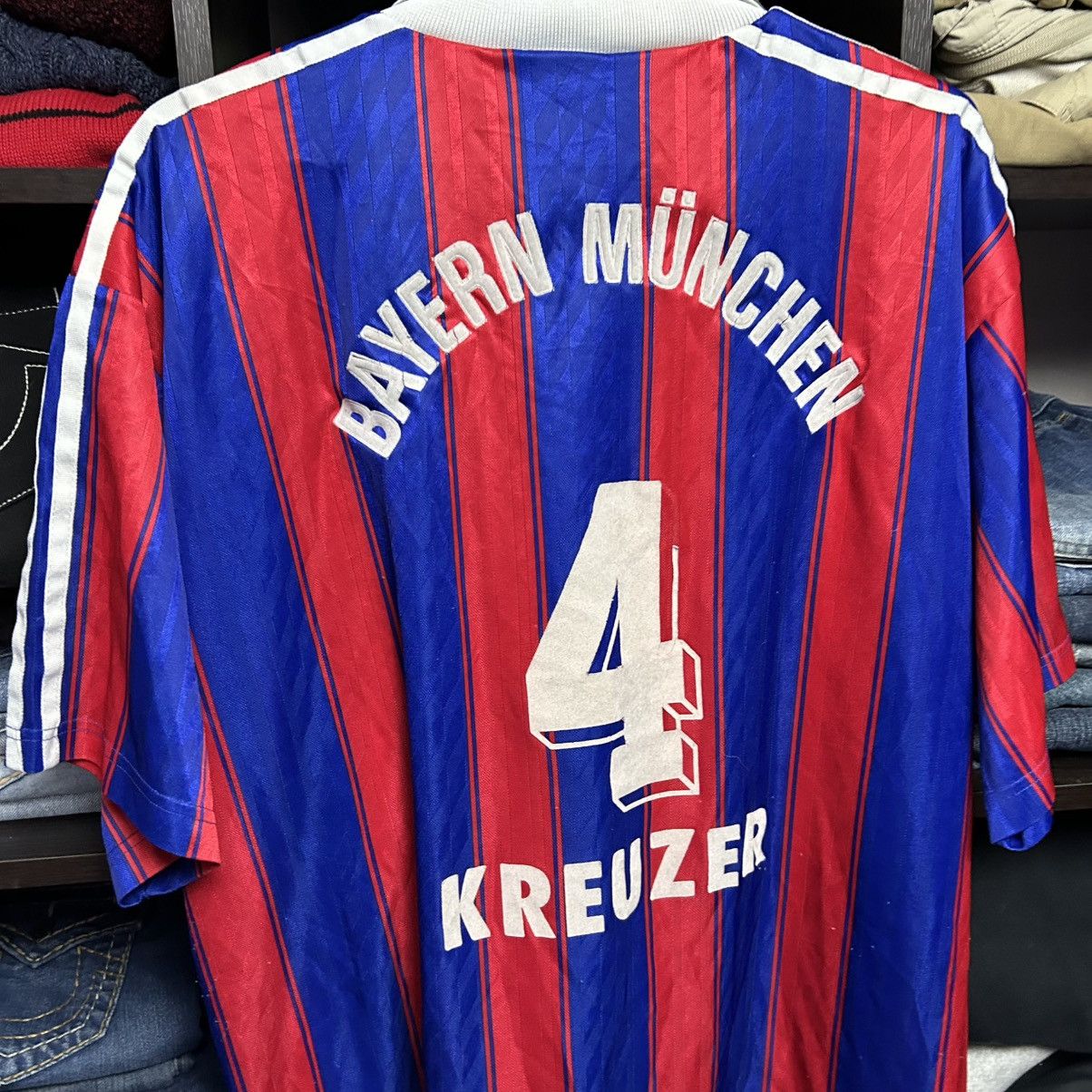 Adidas Vintage Adidas Bayern Munchen 1995 opel kreuzer player jersy Size US XL / EU 56 / 4 - 11 Thumbnail