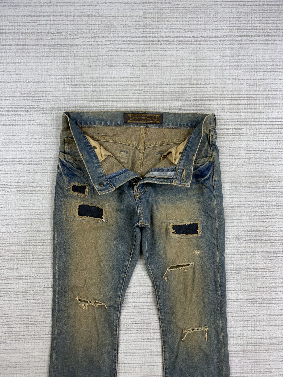 GOA Vintage GOA Distressed Denim Punk Jeans Size US 29 - 9 Thumbnail