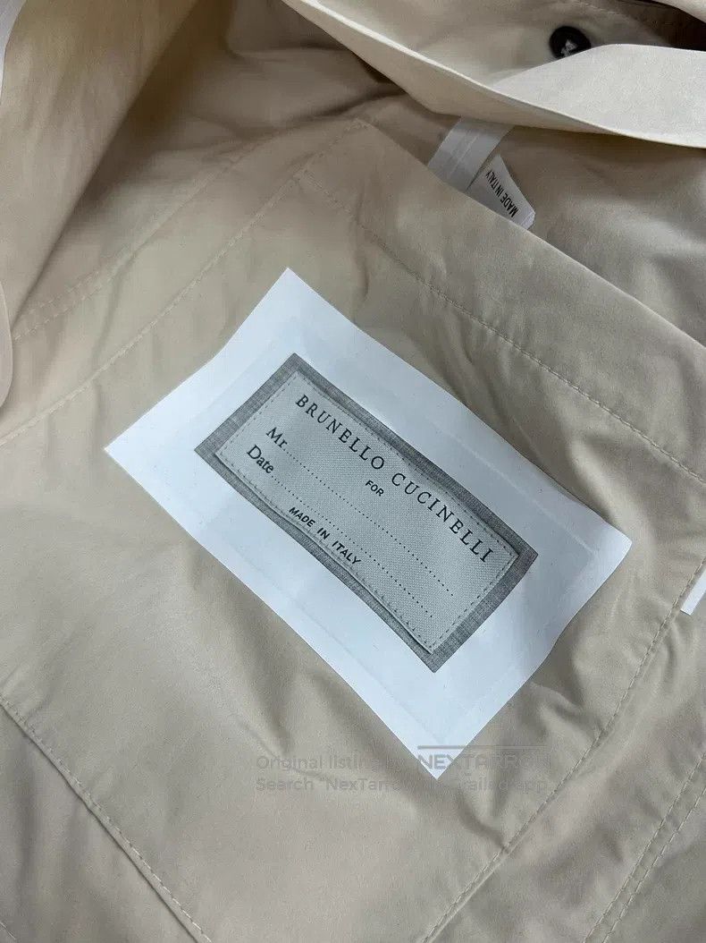 Brunello Cucinelli Brunello Cucinelli Tech Fabric Lapel Jacket Suit Jacket Size 50L - 5 Thumbnail