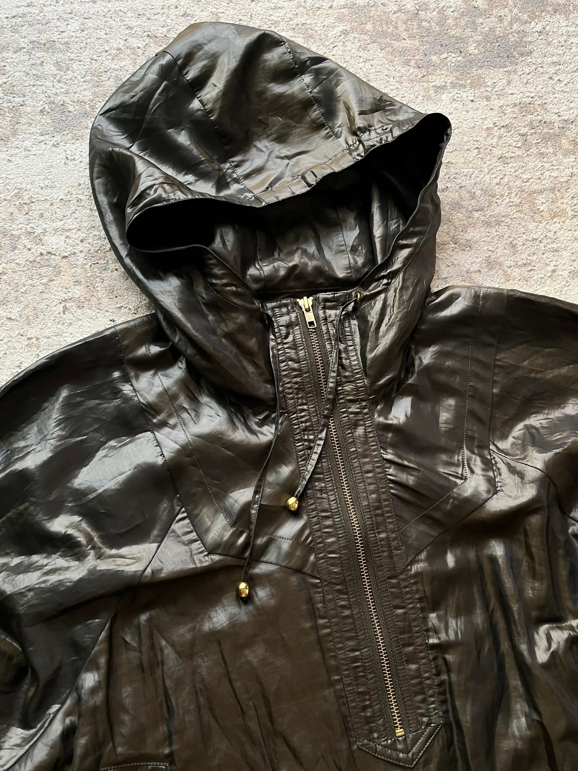 French Connection French Connection Sz M Windbreaker Jacket Rare Unique Hoodie Size M / US 6-8 / IT 42-44 - 14 Thumbnail