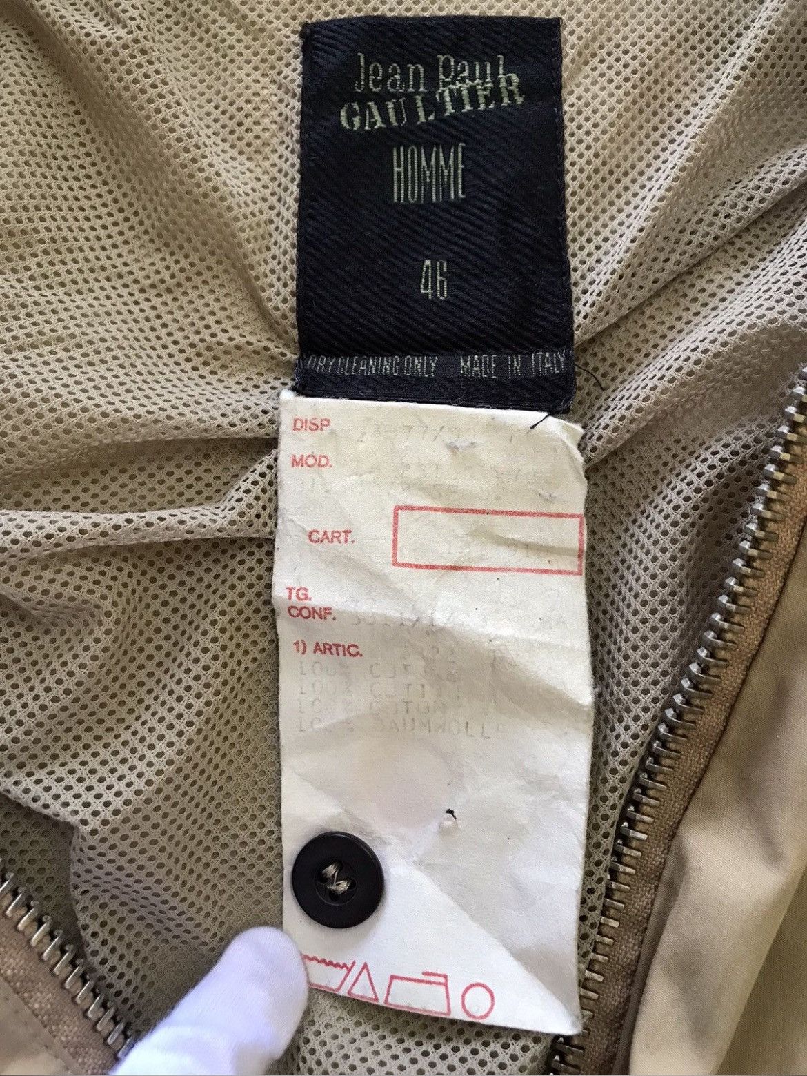 Jean Paul Gaultier Jean Paul Gaultier Homme Multi Pocket Hooded Zipped Jacket Size US S / EU 44-46 / 1 - 4 Thumbnail