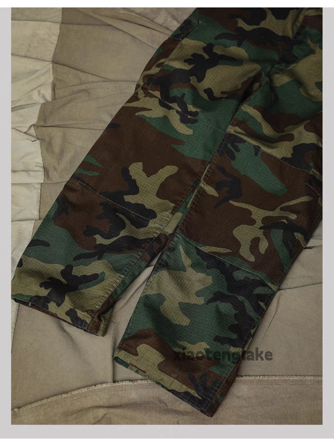 Designer × Japanese Brand × Vintage utility military outdoor loose baggy camo cargo pants Size US 36 / EU 52 - 4 Thumbnail