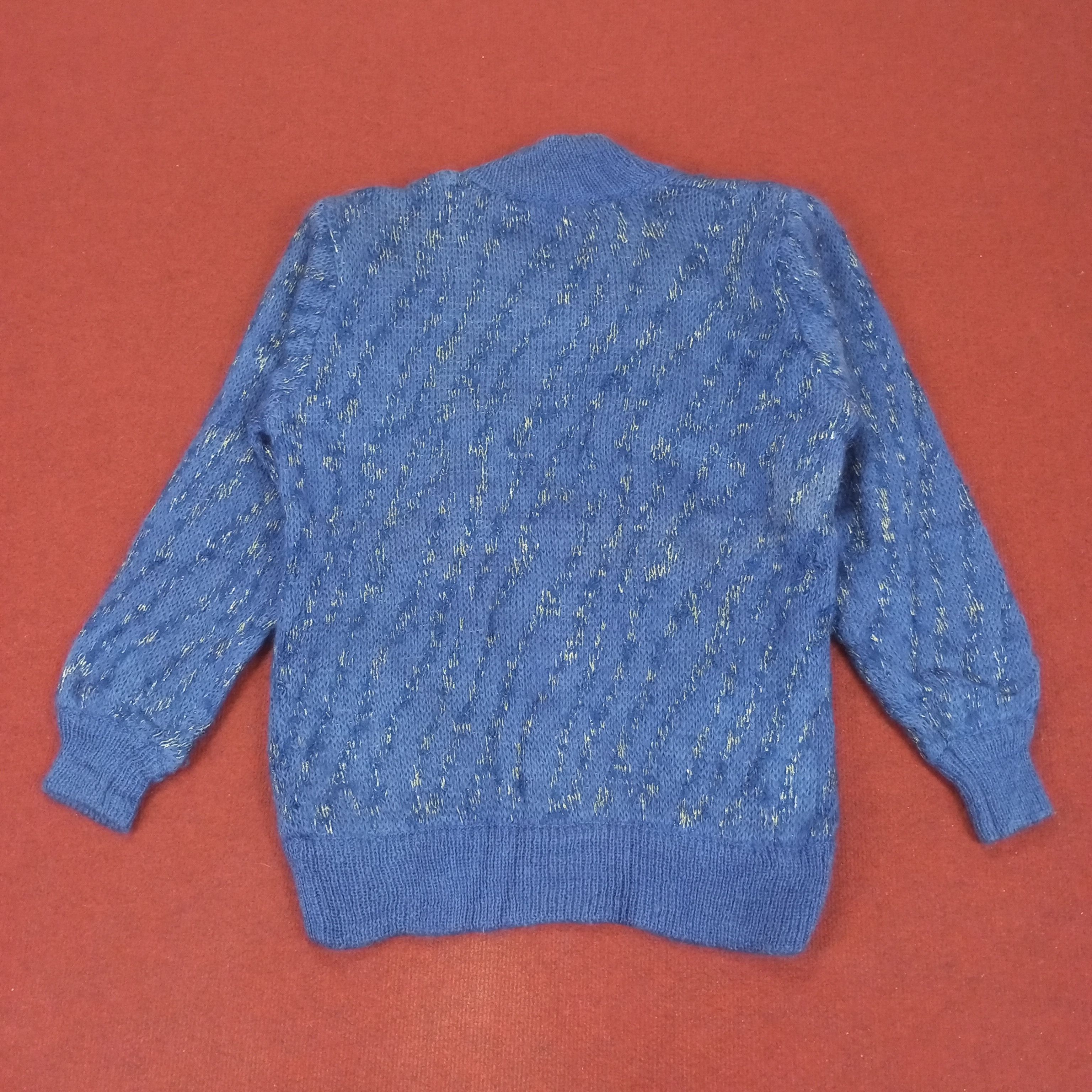Vintage Kosugi Japanese Style Knitwear Sweater Cardigan Size L / US 10 / IT 46 - 3 Thumbnail