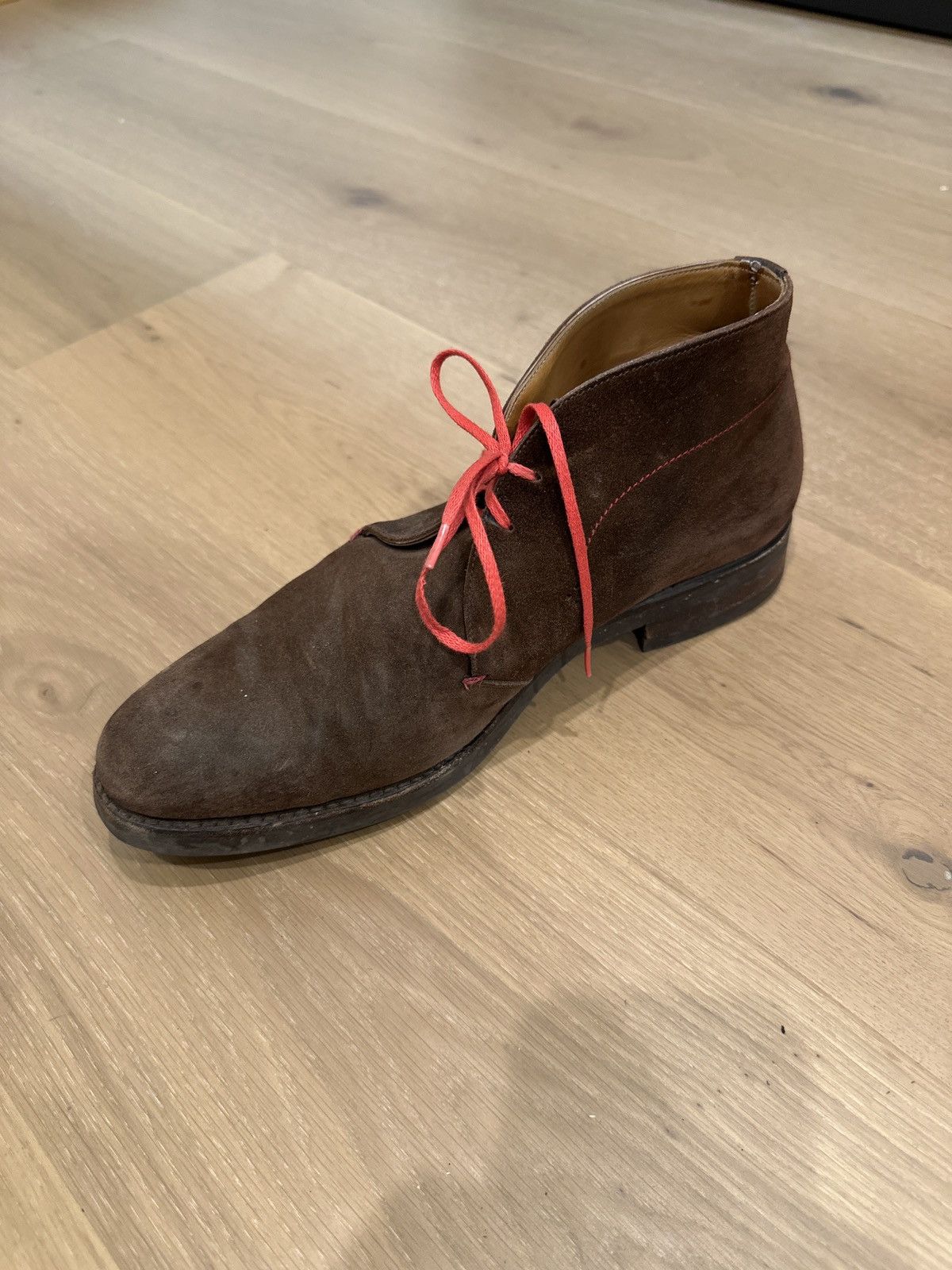 Cobbler Union 7.5UK Dark Brown Suede Cobbler Union Chukka Size US 8.5 / EU 41-42 - 6 Thumbnail