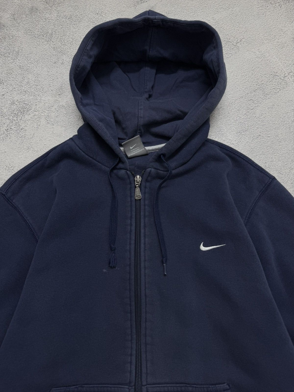 Nike Vintage Y2k Nike Mini Swoosh Basic Zip-Hoodie 00’s Size US M / EU 48-50 / 2 - 3 Thumbnail