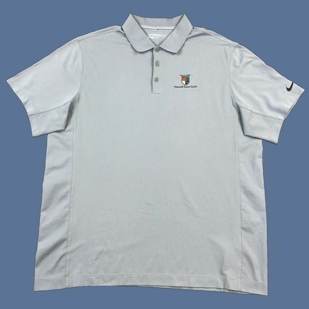 Nike Nike Golf Polo Shirt Mens XL Gray Lightweight Hound Ears Club Embroidered Logo Polo Shirt Mens XL Gray Lightweight Nike Golf Embroidered Logo Size US XL / EU 56 / 4 - 1 Thumbnail