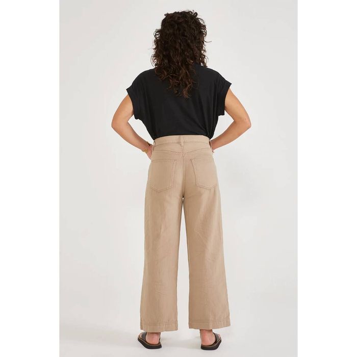 etica Devon Wide Leg Crop In Dune | Grailed