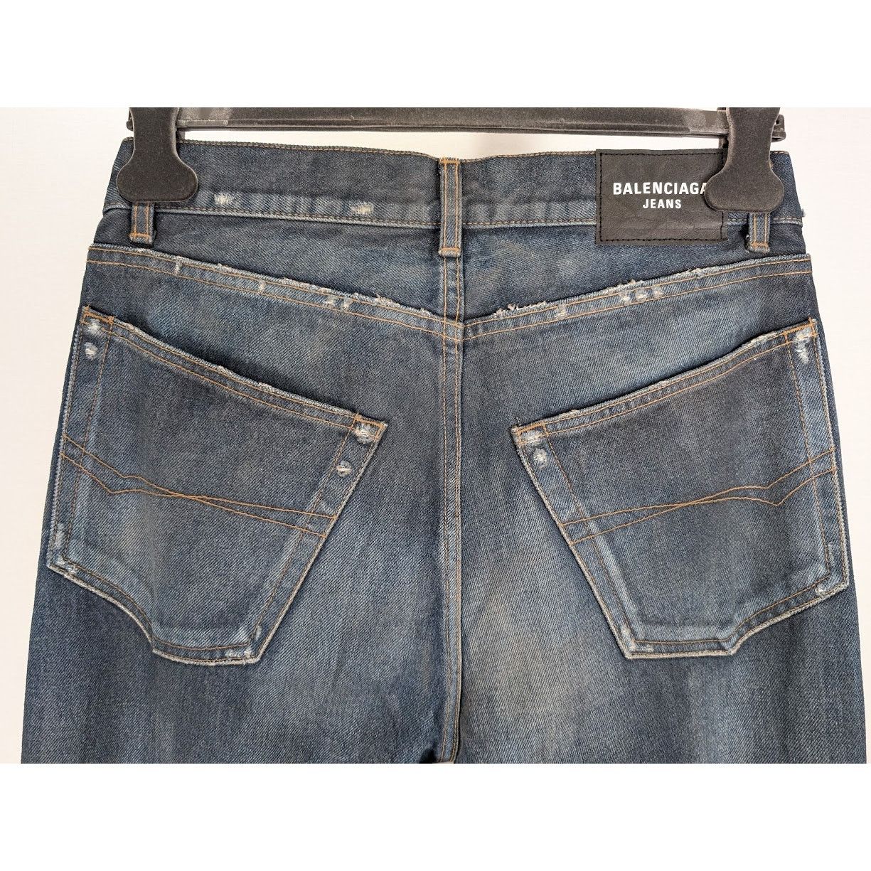 Balenciaga o1rshd1 Normal Fit Pants Organic Japanese Twill in Blue Size US 28 / EU 44 - 15 Thumbnail