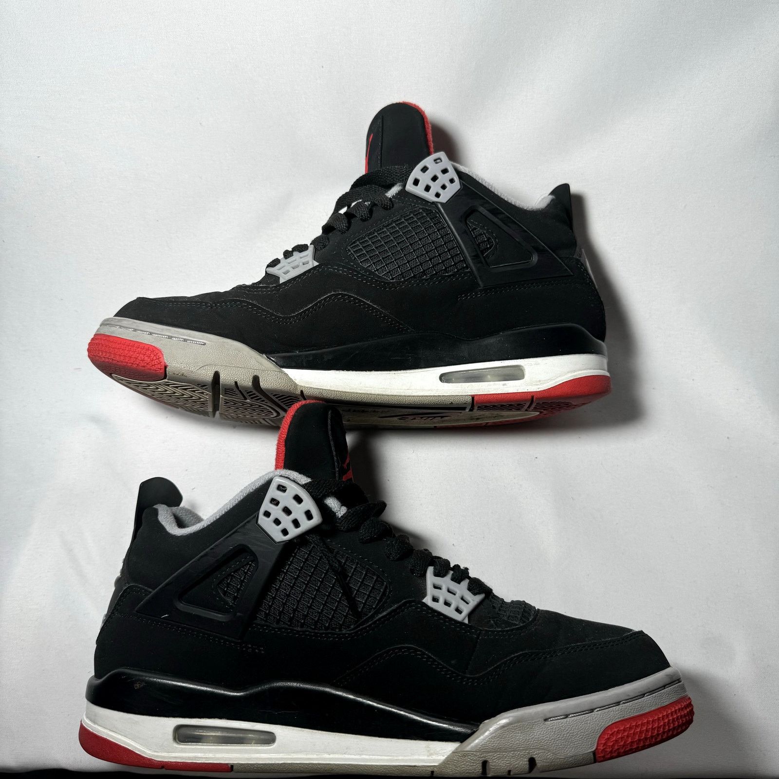 Jordan Brand × Nike Size 8.5 - Nike Air Jordan 4 Retro OG Bred 2019 Men's Shoes Size US 8.5 / EU 41-42 - 3 Thumbnail