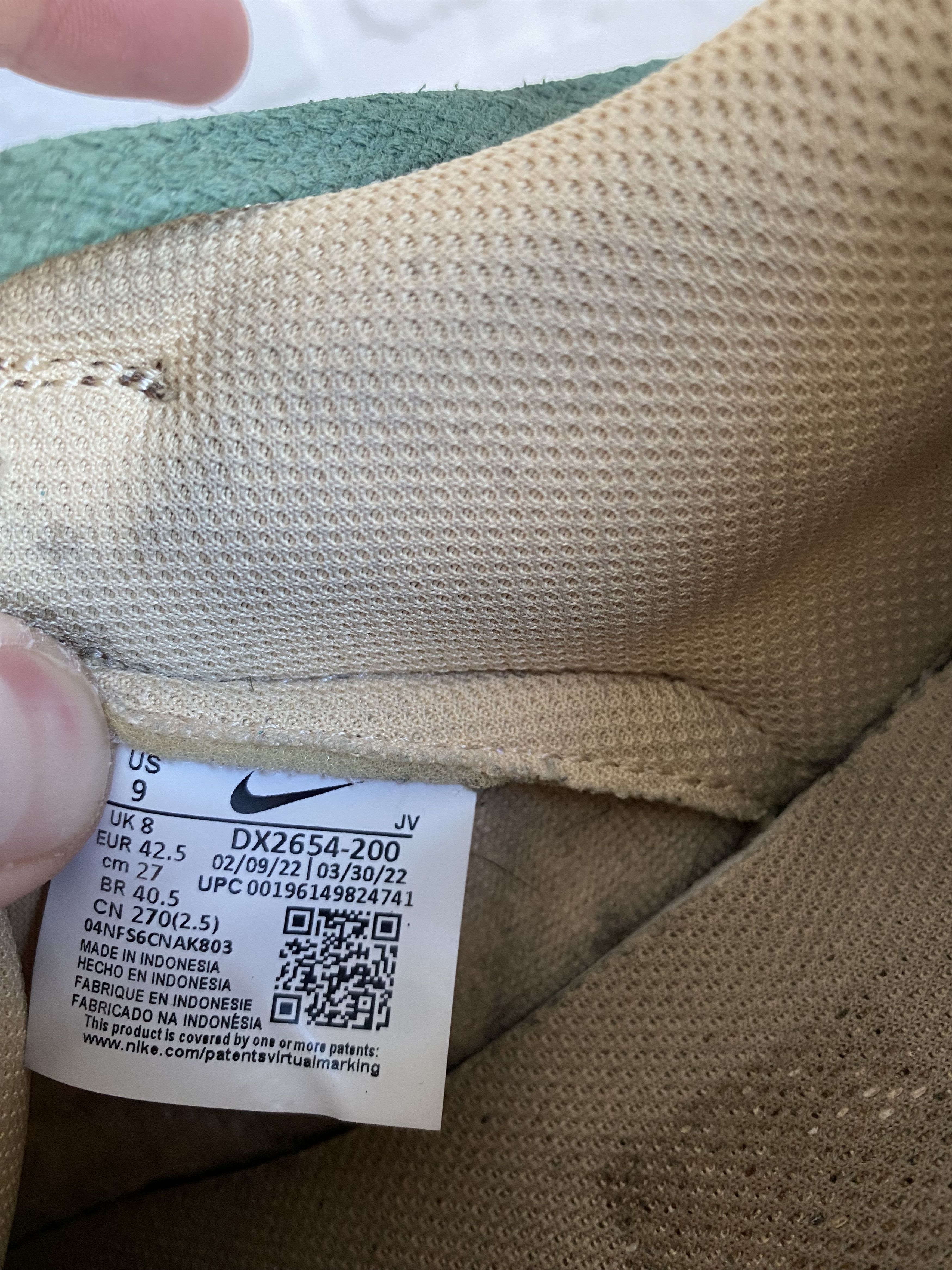 Nike Nike Dunk Low Safari Golden Moss Size US 9 / EU 42 - 6 Thumbnail