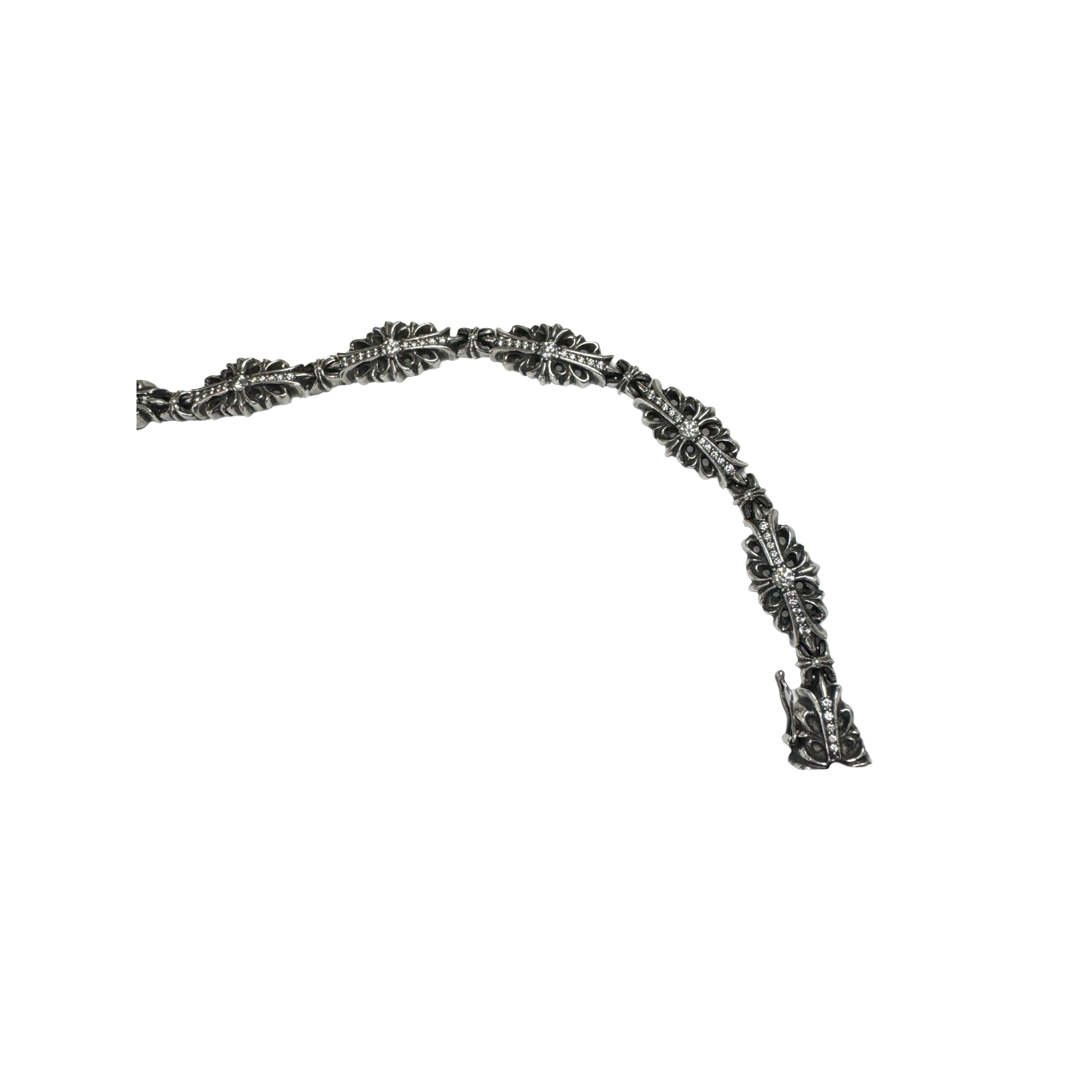 Chrome Hearts Chrome Hearts Diamond Flare Floral Cross 6 Link Size ONE SIZE - 9 Thumbnail