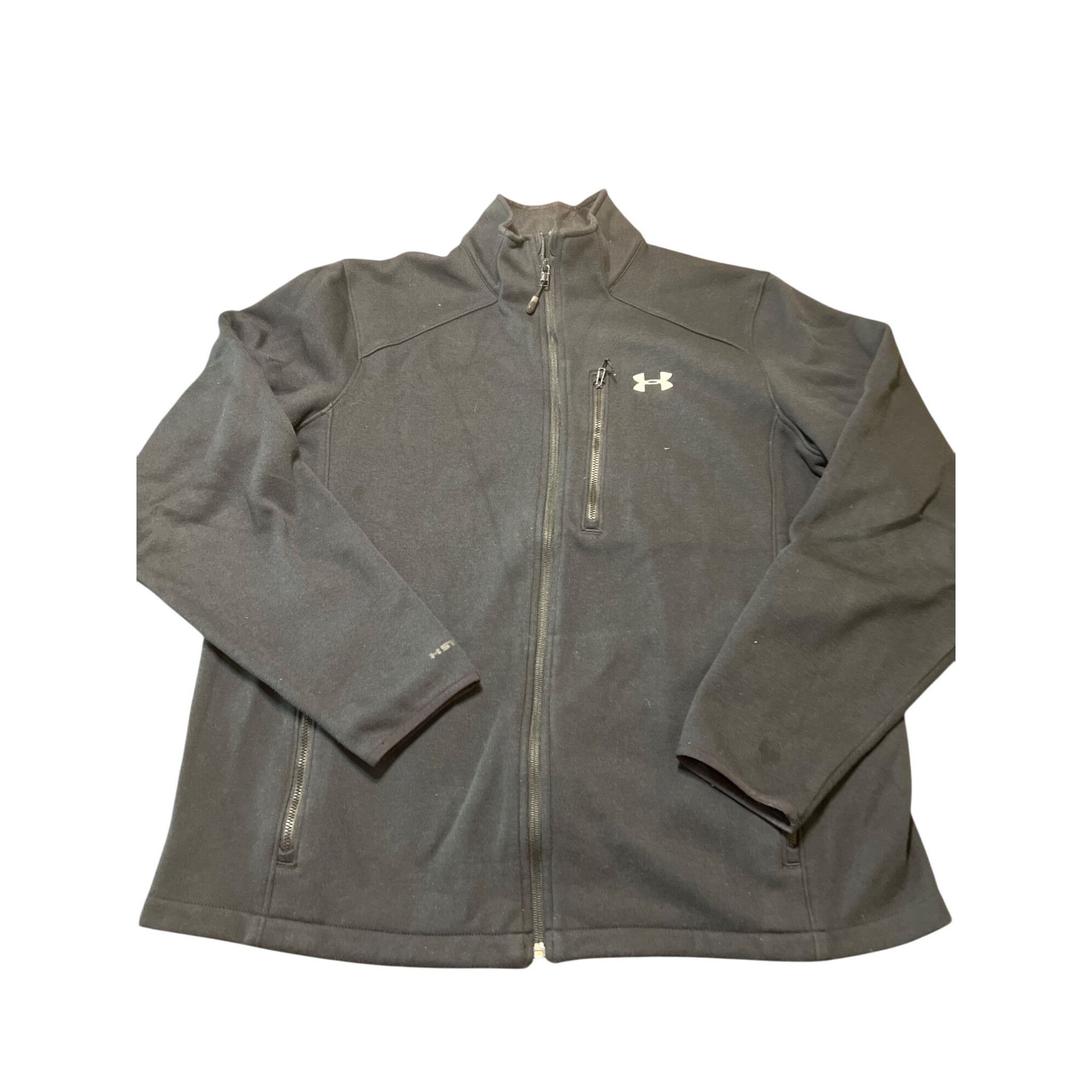 Under Armour Under Armour Black Storm Full Zip Black Fleece Jacket Size X Size US XL / EU 56 / 4 - 1 Thumbnail