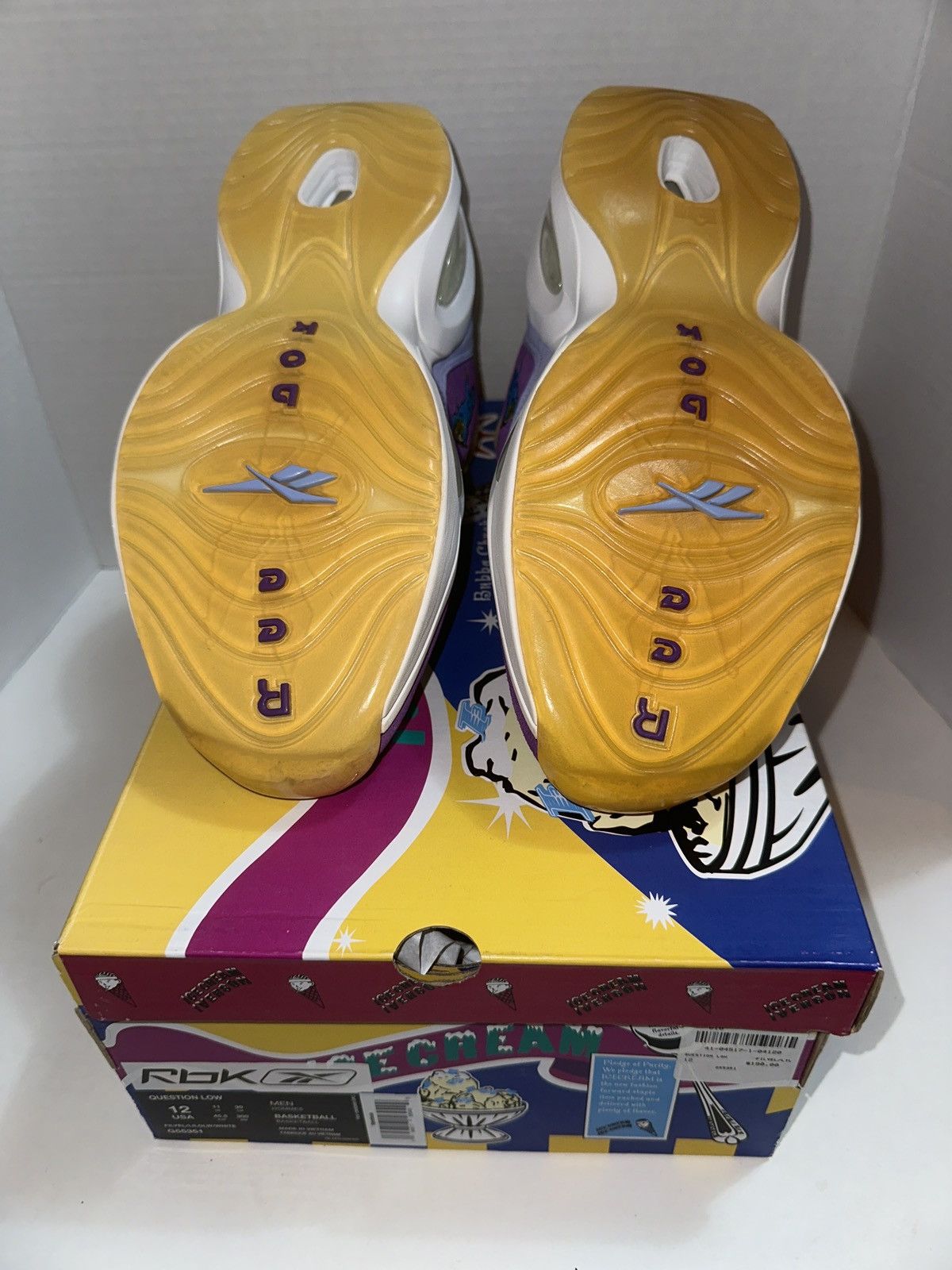 Icecream × Reebok BBC X AI Reebok Question Low DS US12 Size US 12 / EU 45 - 5 Thumbnail