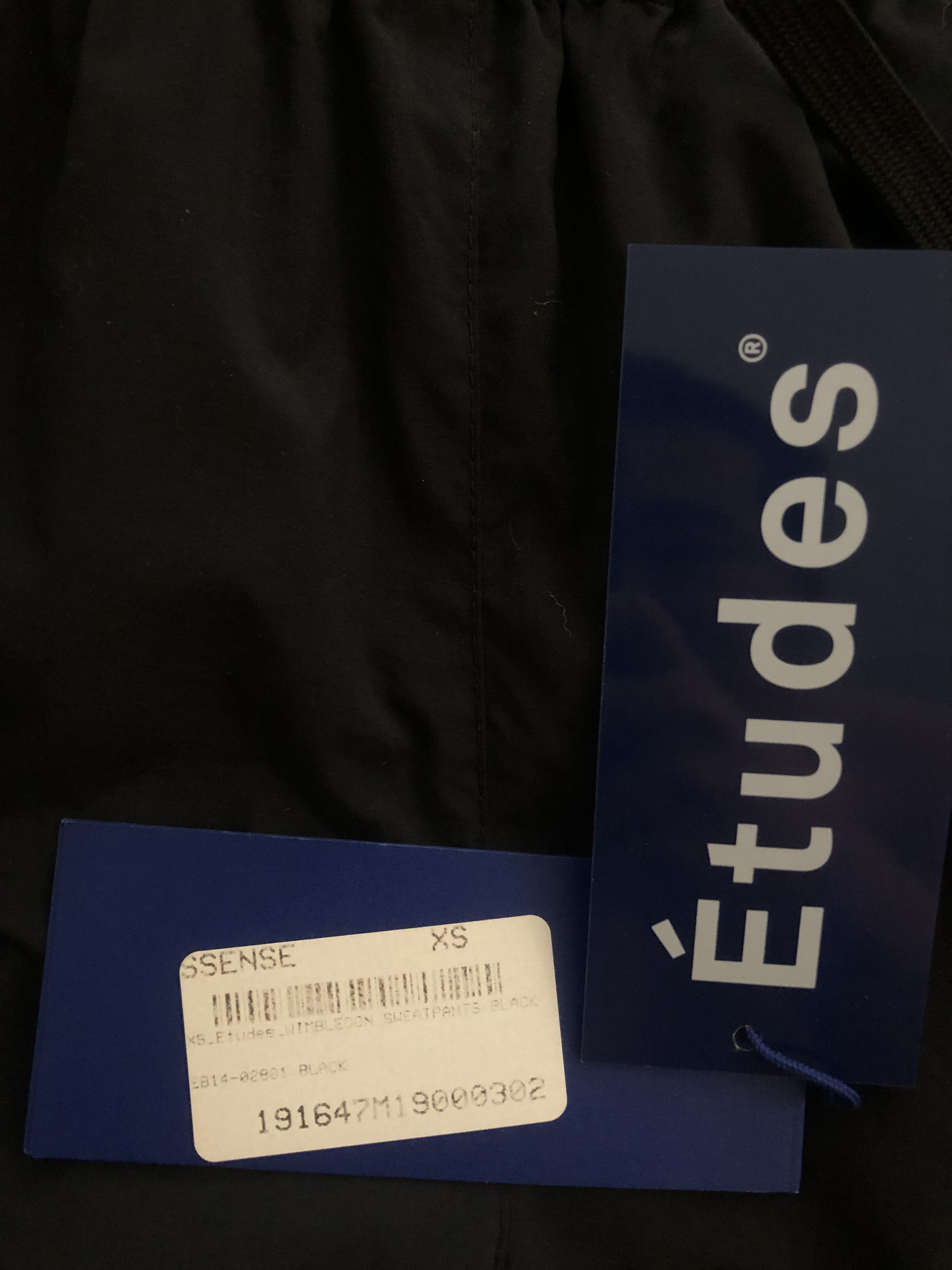 Etudes Études Black Wimbledon Lounge Pants Size US 28 / EU 44 - 7 Thumbnail