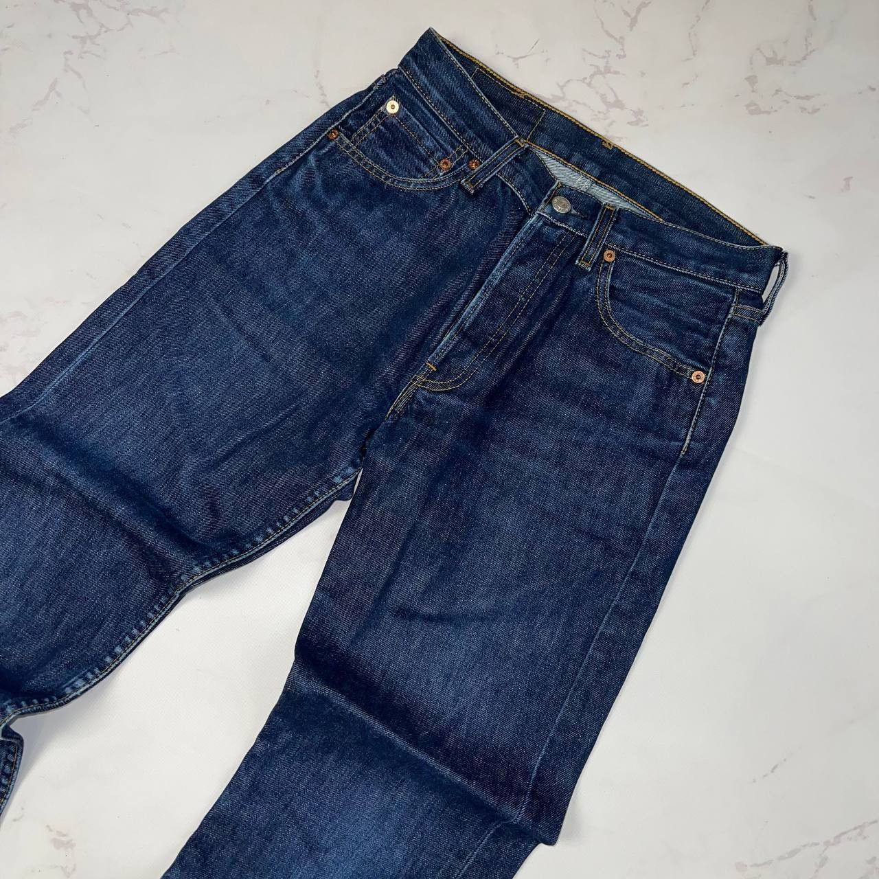 Levi's Levis Vintage Denim Jeans 501 Y2k Streetwear Bootcut Style Size 29" - 3 Thumbnail