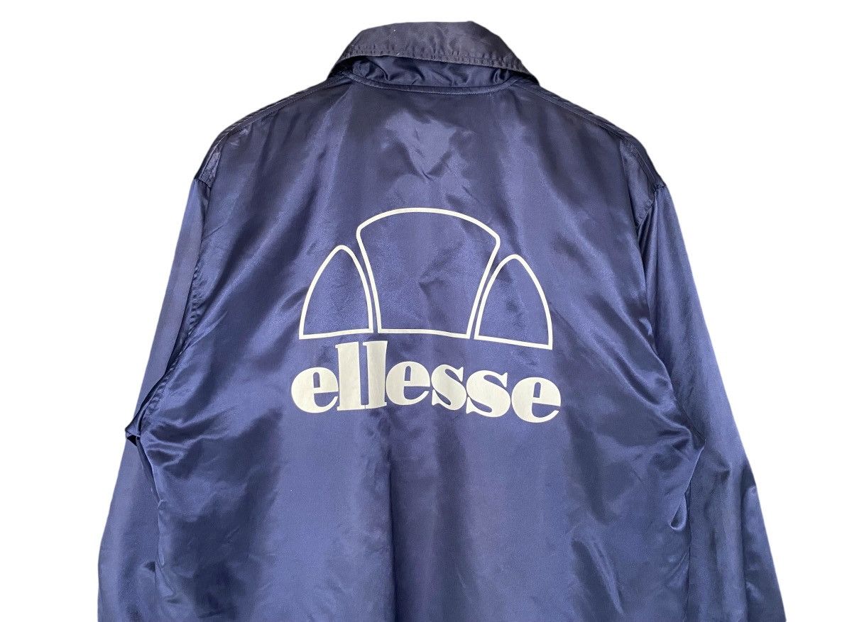 Ellesse × Vintage Vtg ELLESE 90s Polyster Button Jacket Size US L / EU 52-54 / 3 - 14 Thumbnail