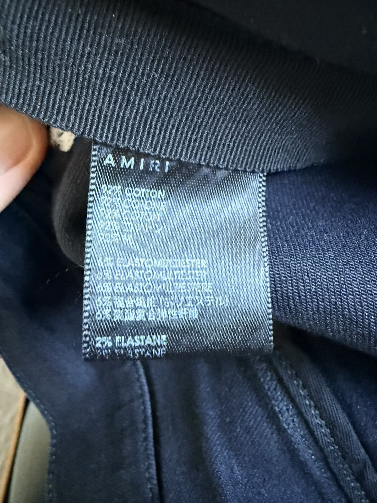 Amiri Amiri Ripped Black Jeans Size 34 ($1295 Retail) Size US 34 / EU 50 - 5 Thumbnail