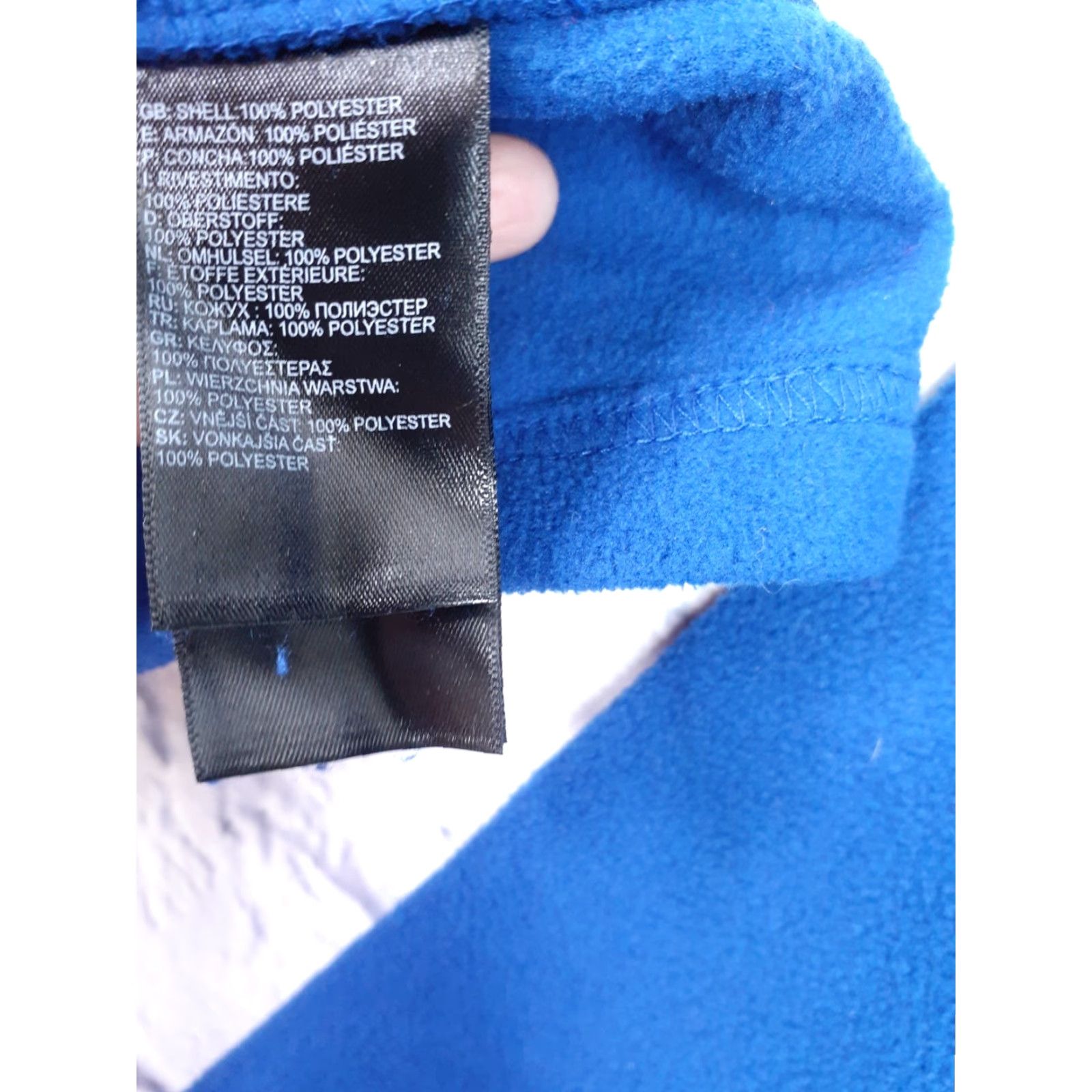 The North Face The North Face Long Sleeve 1/4 Zip Fleece Shirt Unisex Adults Blue S Regular Fit Pullover 1/4 Zip Blue Size S / US 4 / IT 40 - 8 Thumbnail