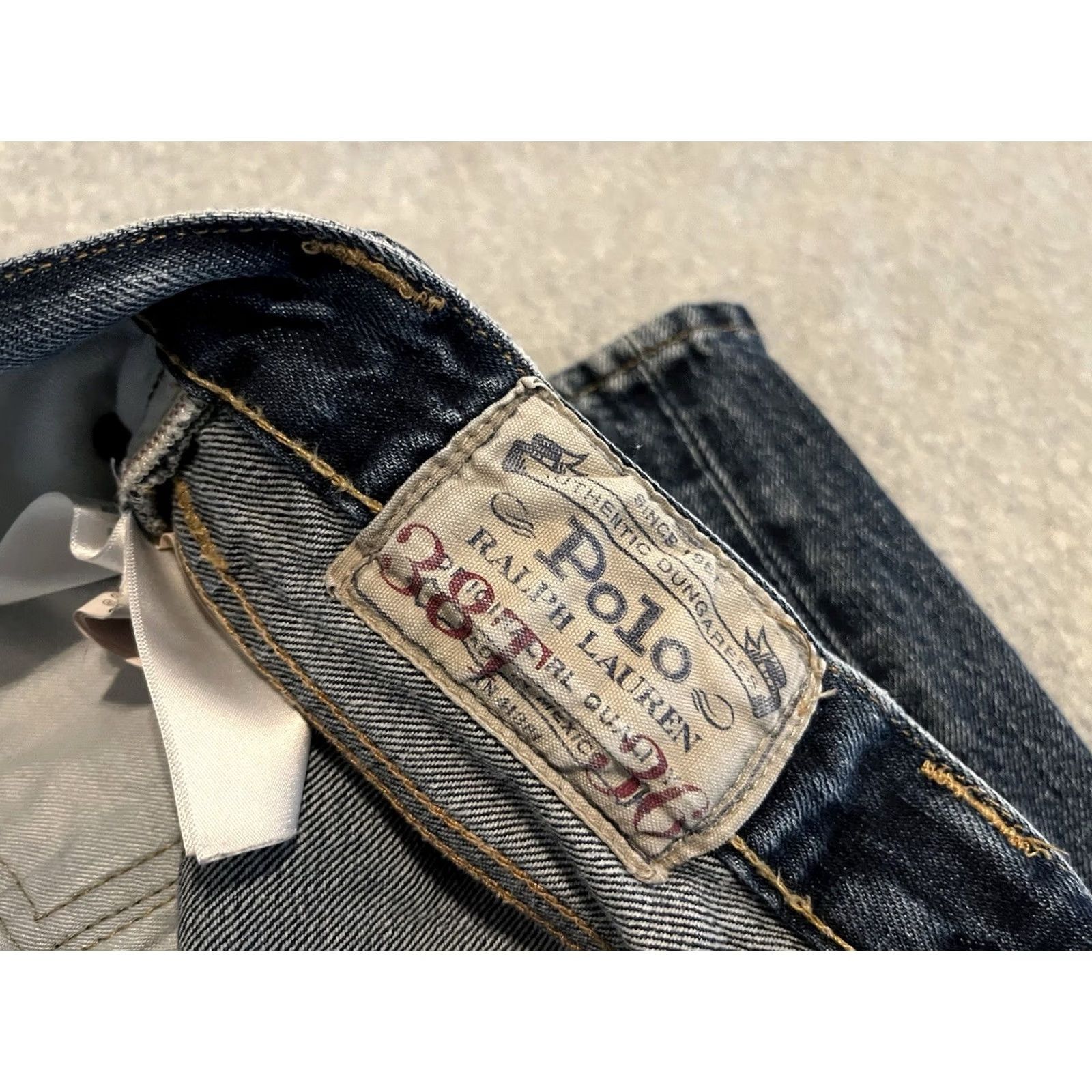 Polo Ralph Lauren Polo Ralph Lauren Jeans Mens 38x36 Denim Straight Zip Inseam 36 Blue Cotton Label Hampton Straight Denim Jeans Mens 38x36 Size US M / EU 48-50 / 2 - 6 Thumbnail