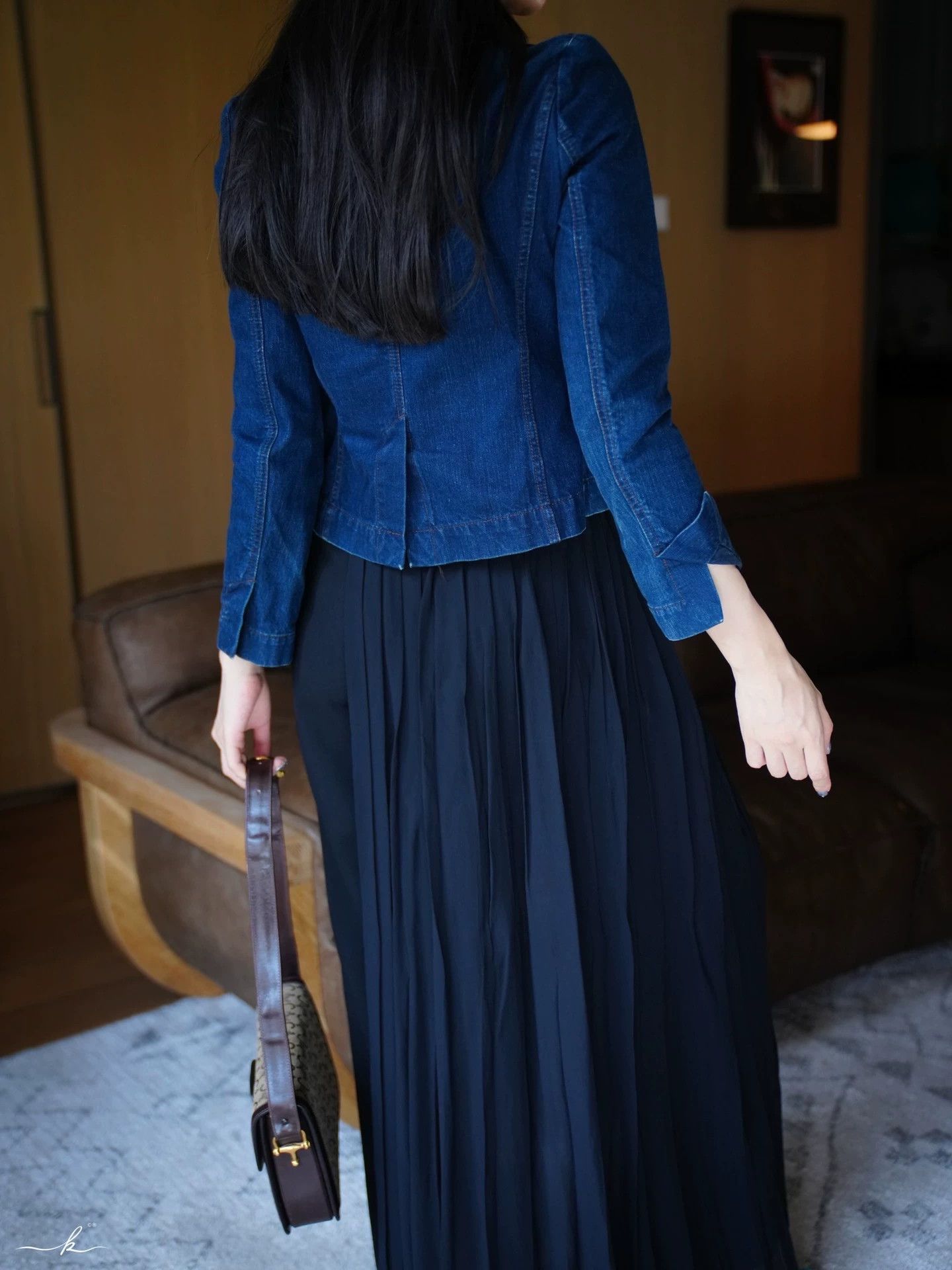 Celine Celine Vintage Deep Blue Denim Jacket Women's Size S Size XS / US 0-2 / IT 36-38 - 3 Thumbnail