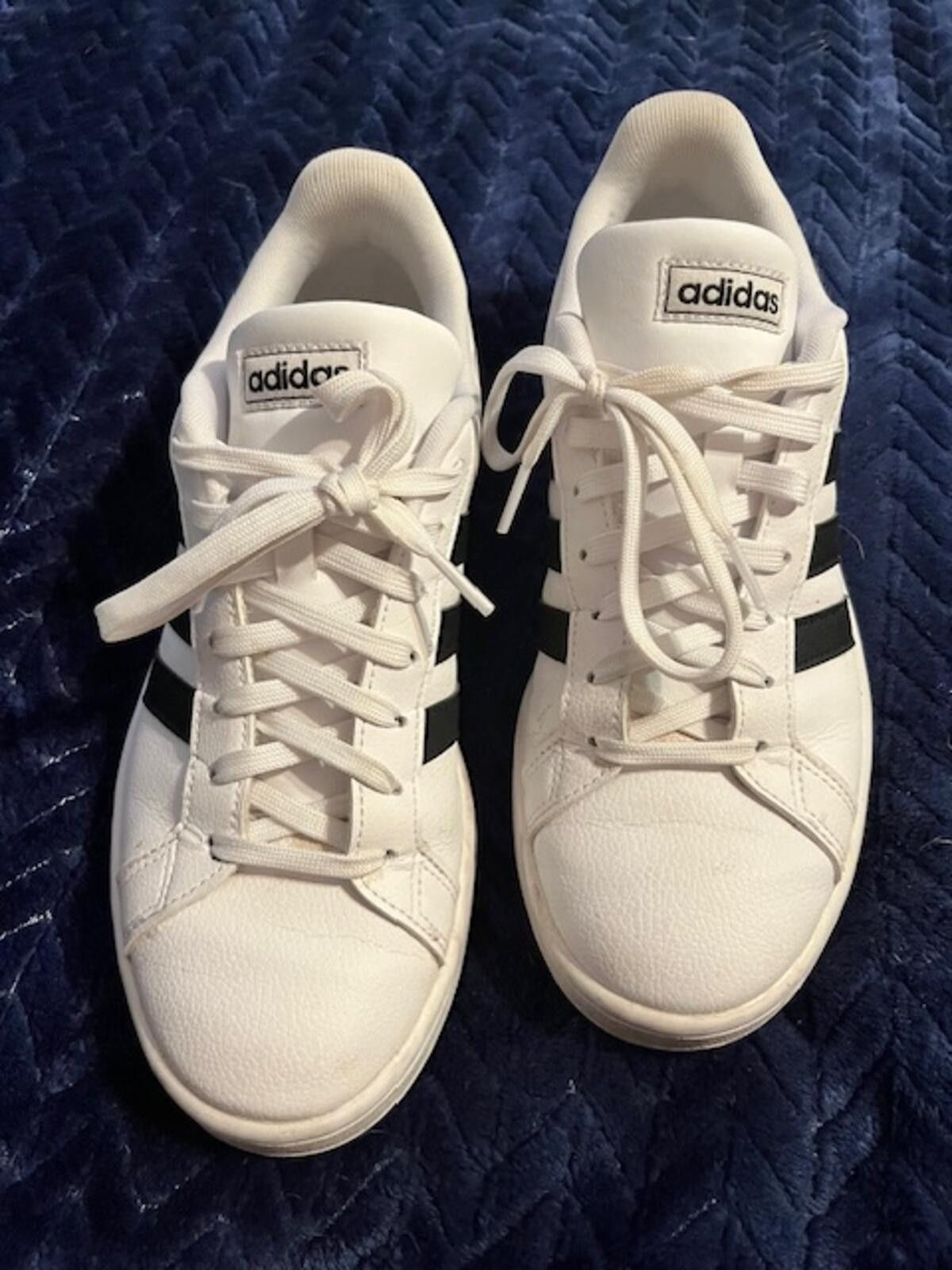 Adidas Adidas Grand Court White and Black Sneakers Size 9 Size US 9 / EU 42 - 6 Thumbnail
