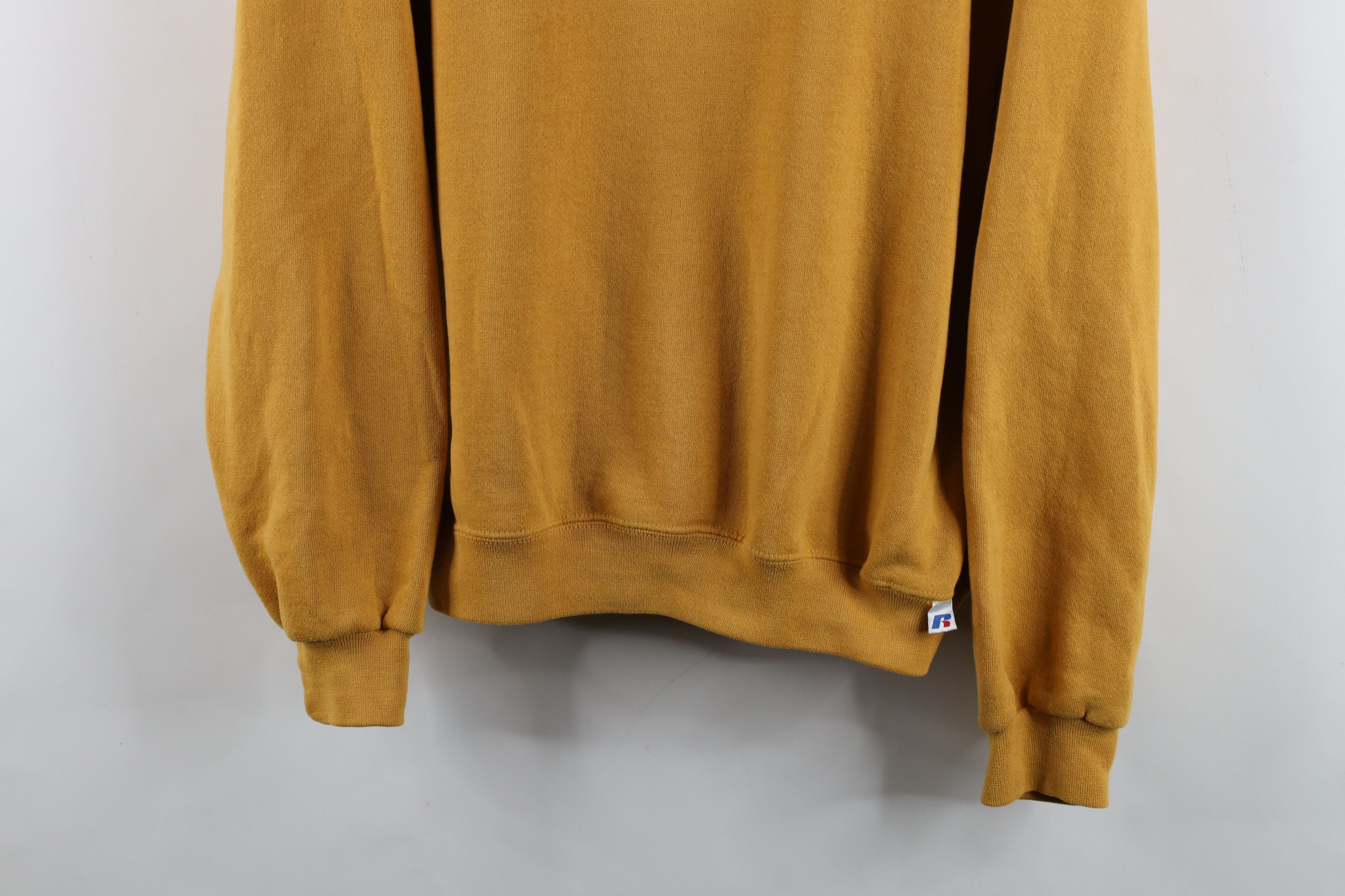 Russell Athletic Vintage 90s Y2K Russell Athletic Crewneck Sweatshirt Yellow Size US L / EU 52-54 / 3 - 3 Thumbnail